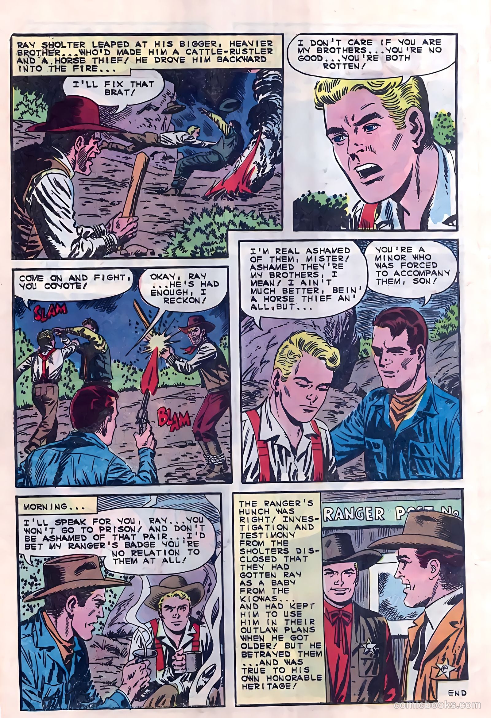 Texas Rangers in Action #54 — page 28 of 36