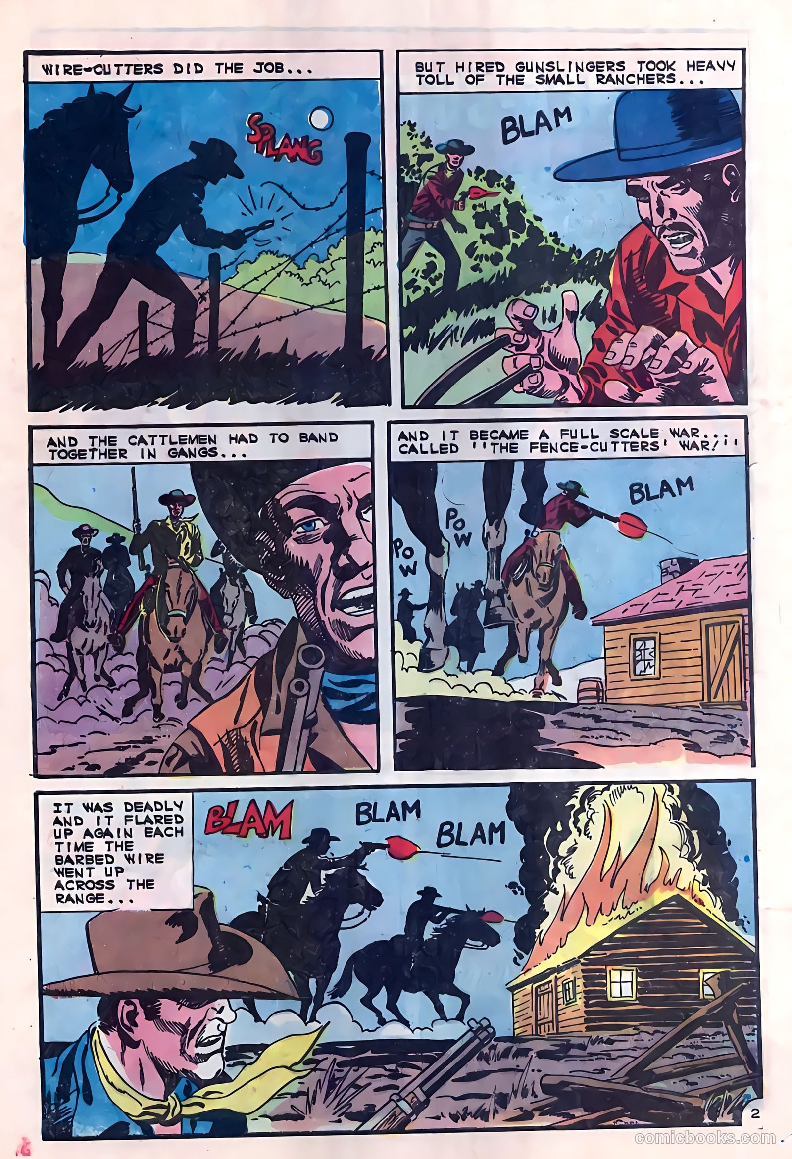 Texas Rangers in Action #54 — page 32 of 36