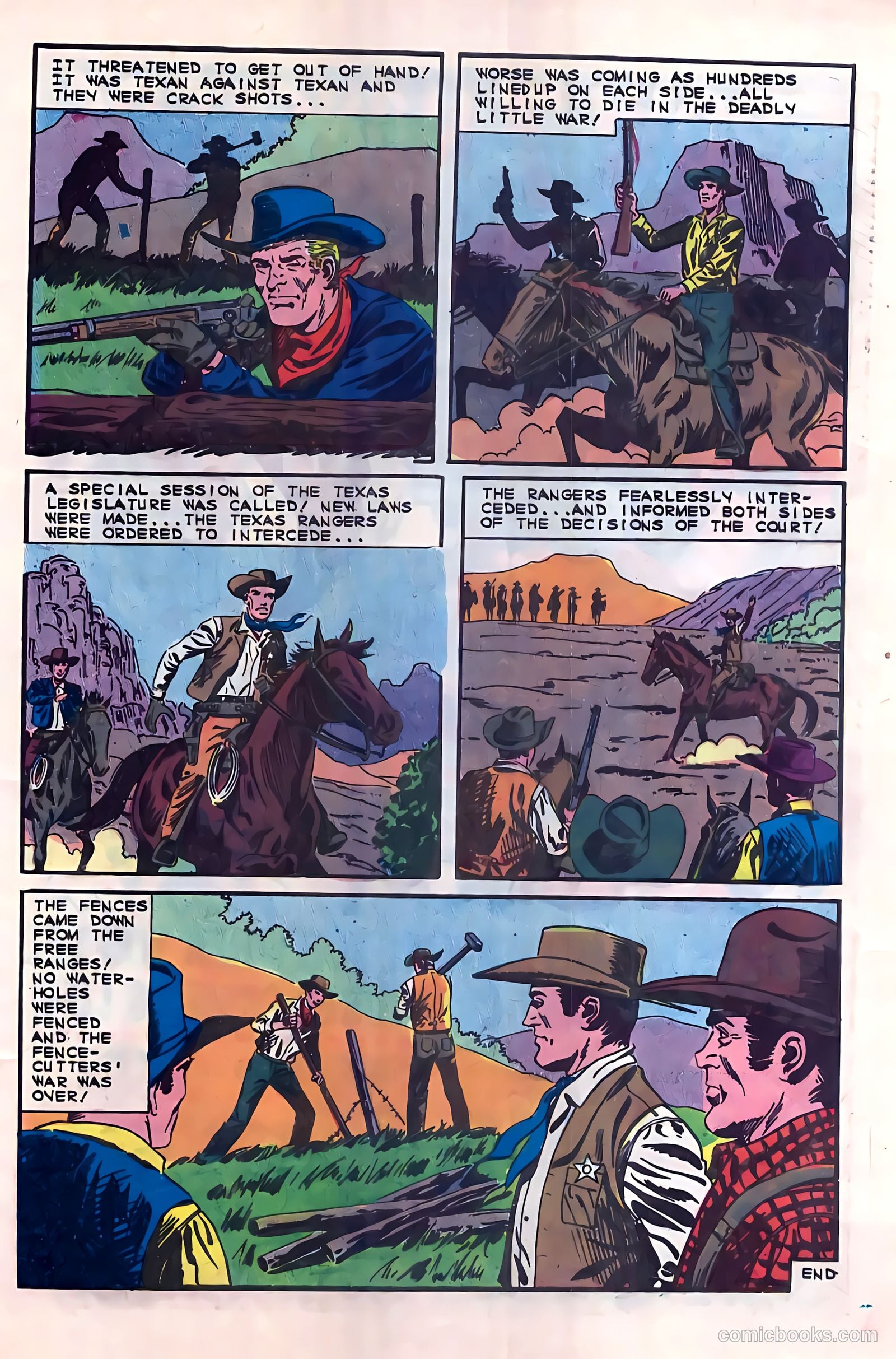 Texas Rangers in Action #54 — page 33 of 36