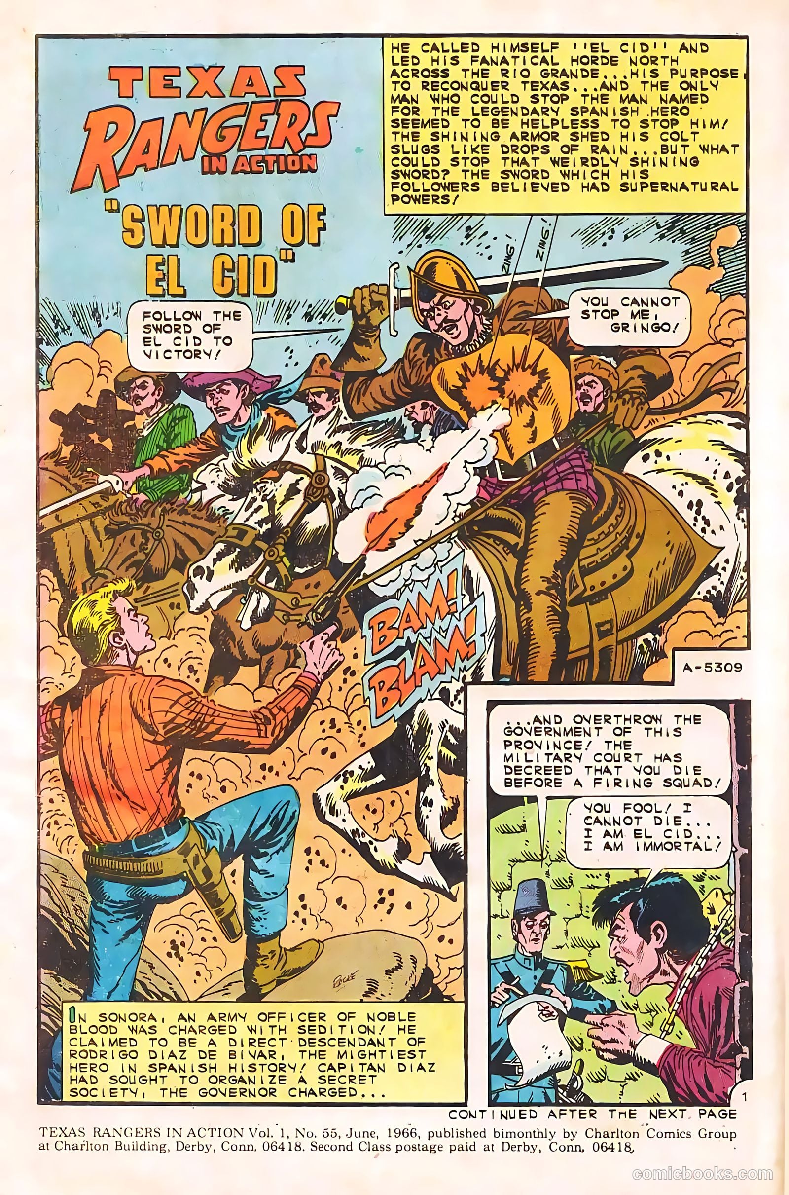 Texas Rangers in Action #55 — page 3 of 36