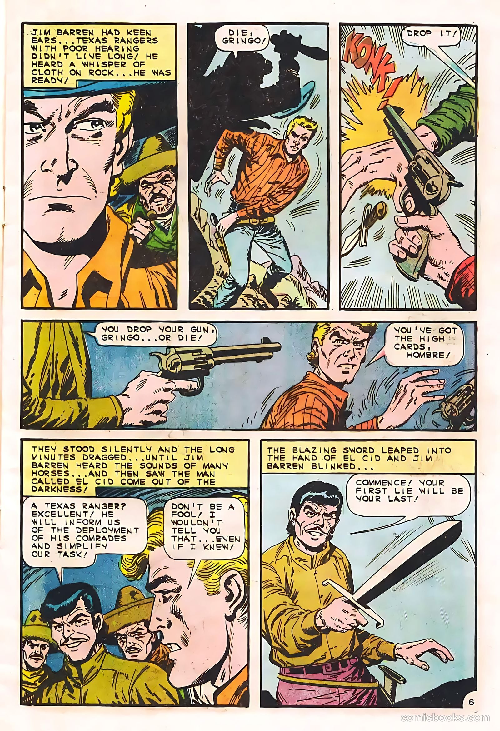 Texas Rangers in Action #55 — page 9 of 36