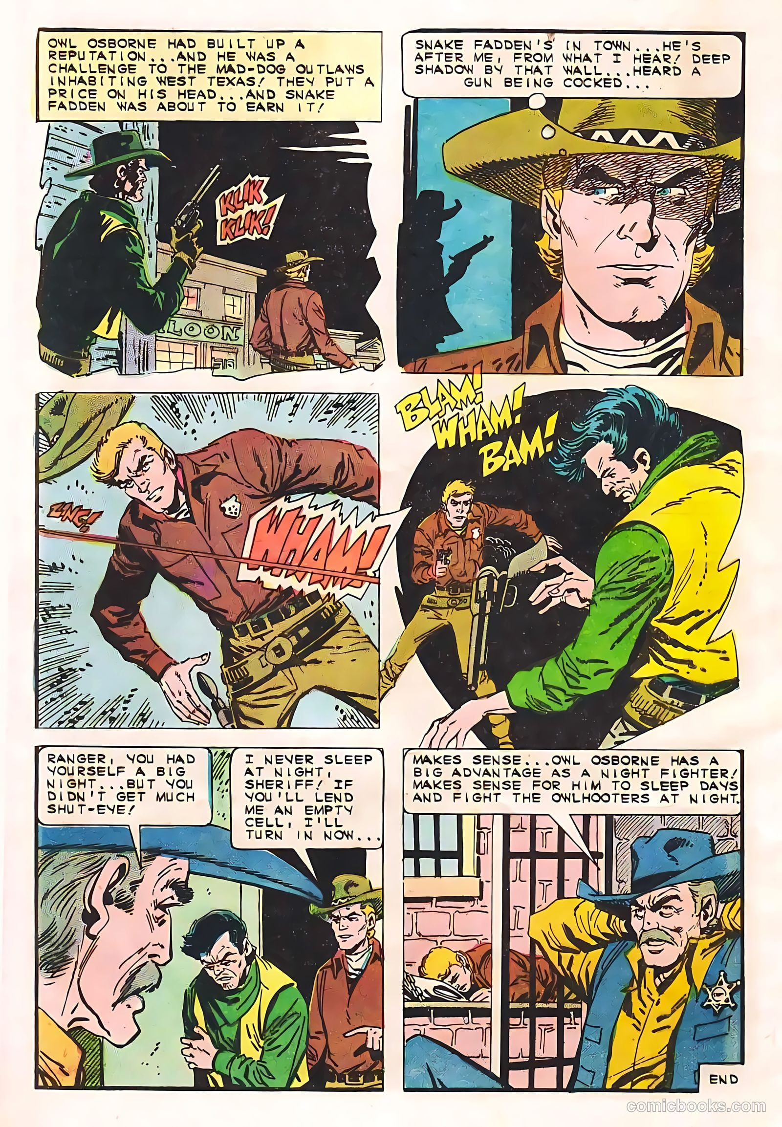 Texas Rangers in Action #55 — page 32 of 36