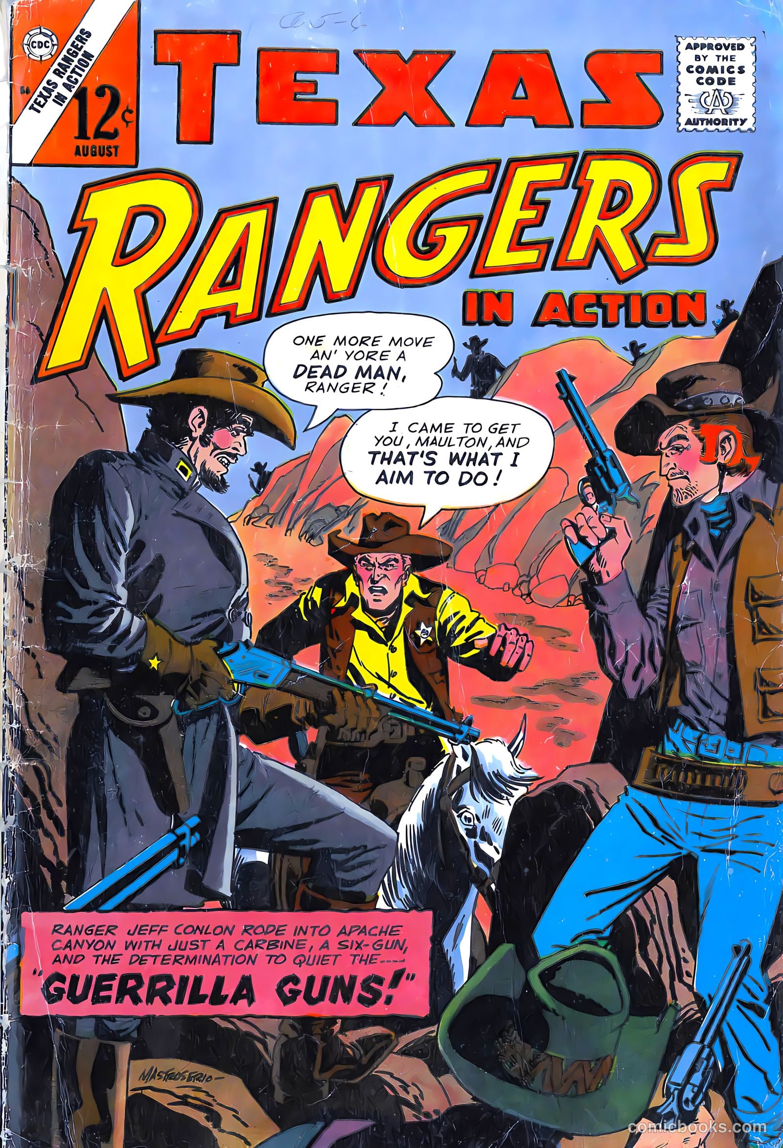 Texas Rangers in Action #56 — page 1 of 36