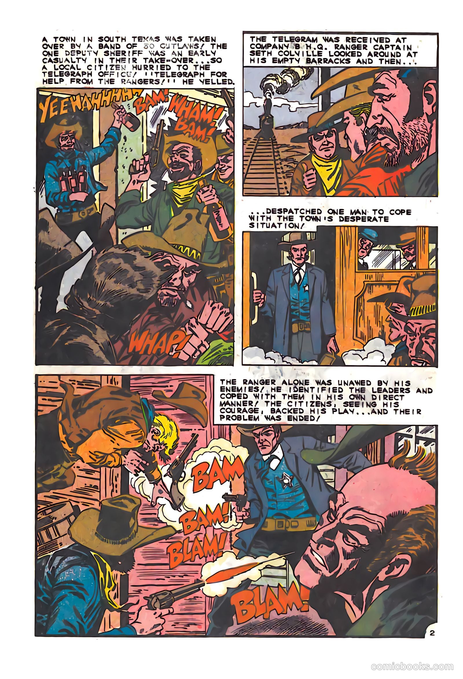 Texas Rangers in Action #56 — page 20 of 36