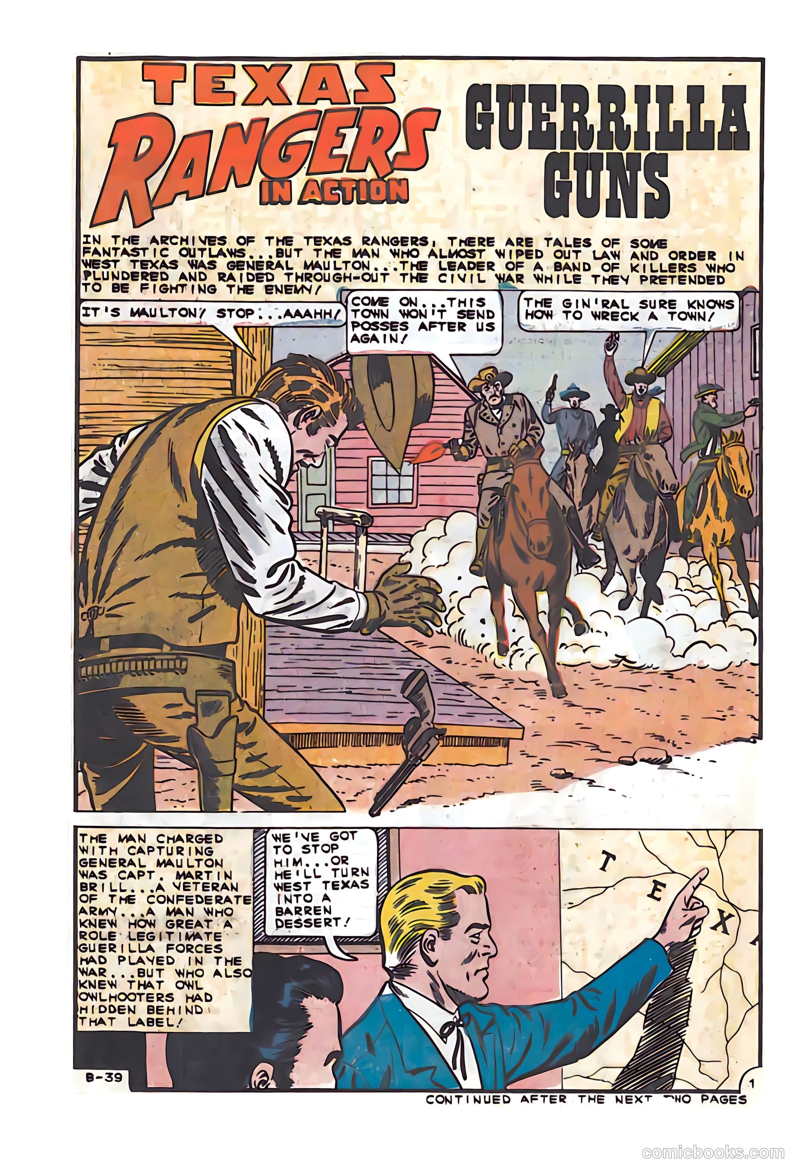 Texas Rangers in Action #56 — page 22 of 36
