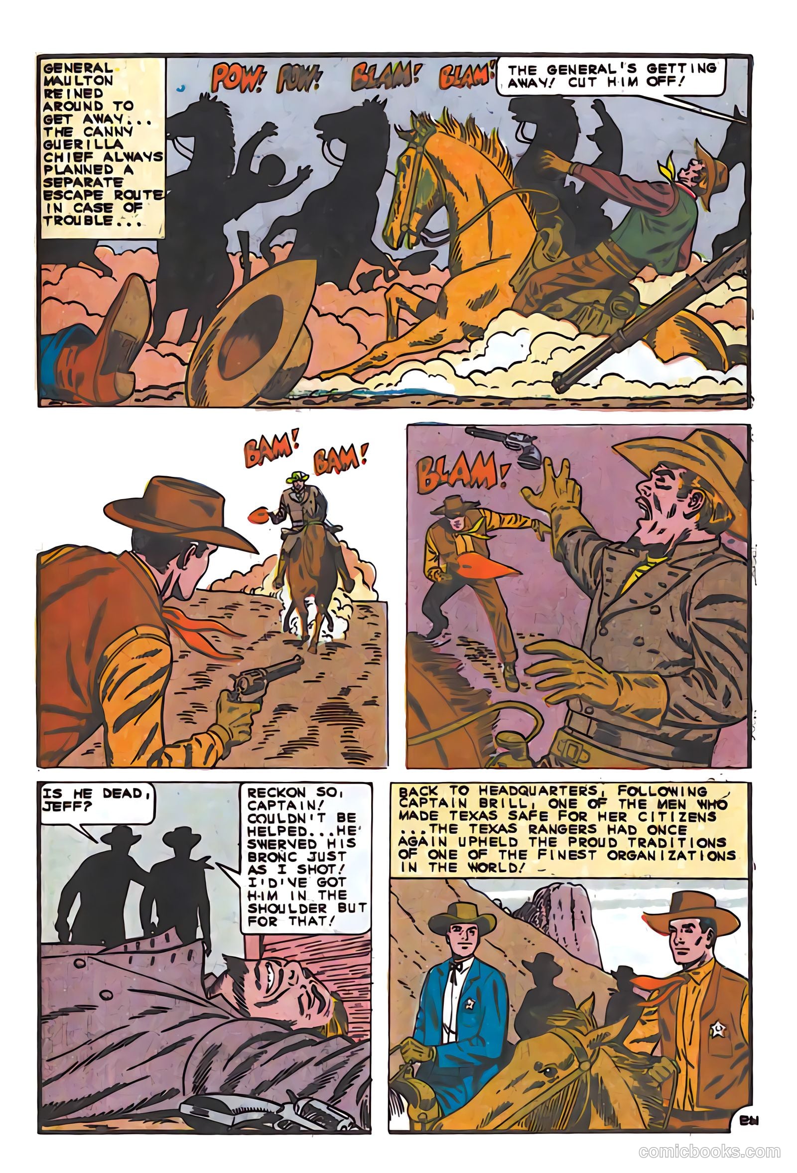 Texas Rangers in Action #56 — page 33 of 36