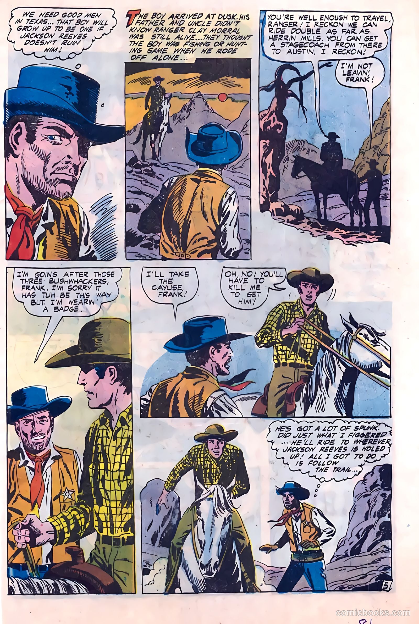Texas Rangers in Action #58 — page 9 of 36