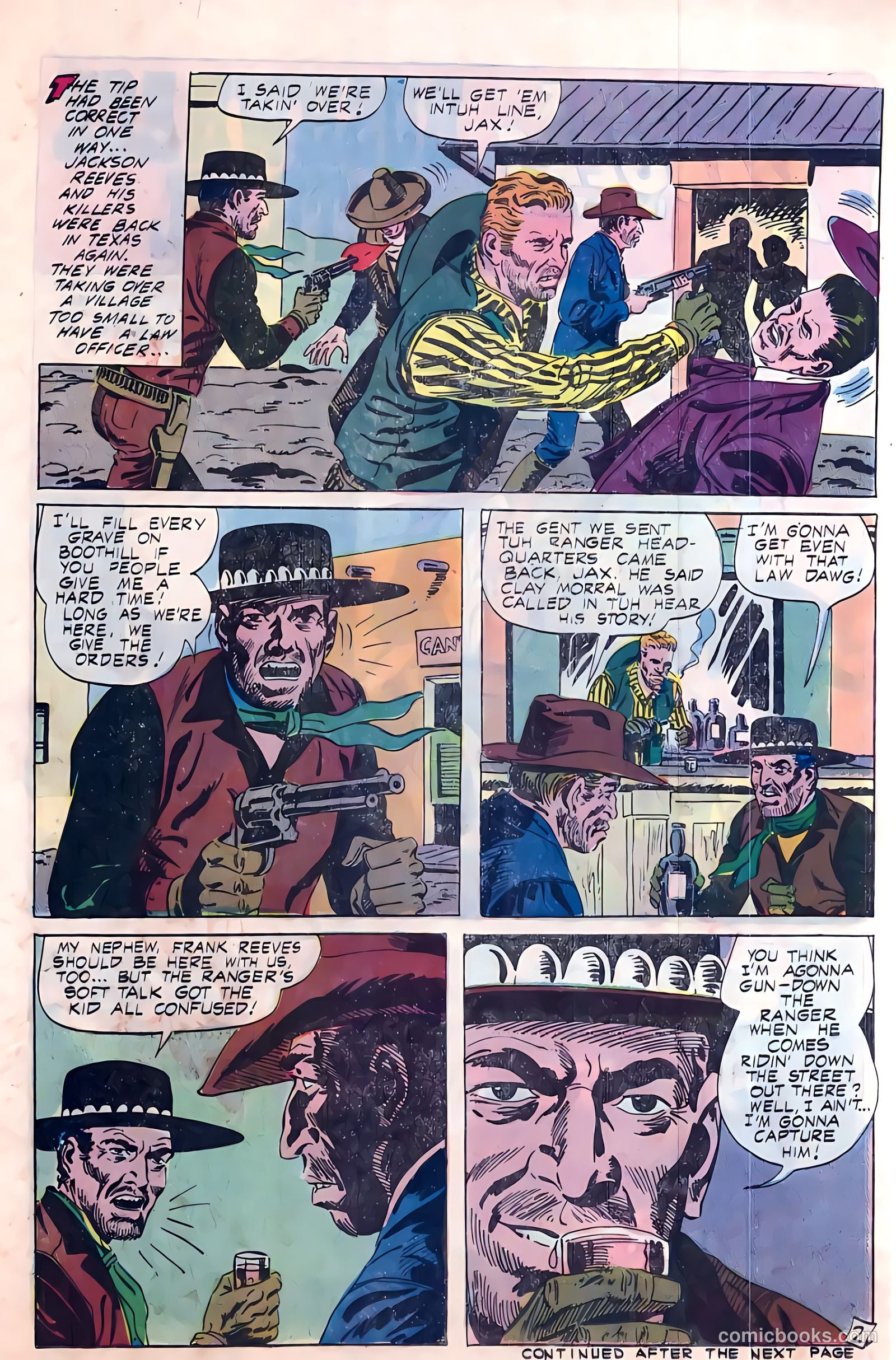 Texas Rangers in Action #58 — page 22 of 36
