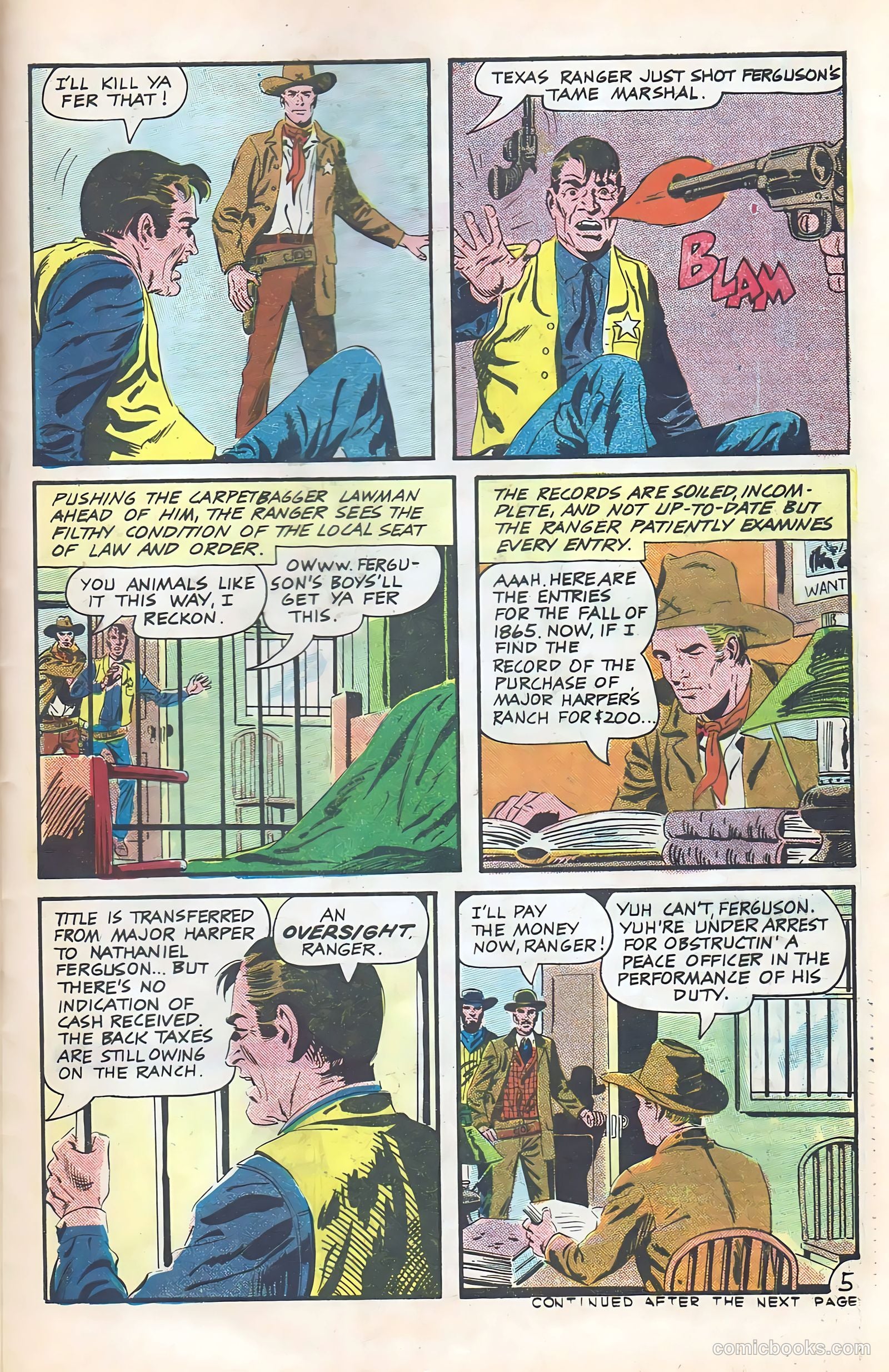Texas Rangers in Action #59 — page 29 of 36