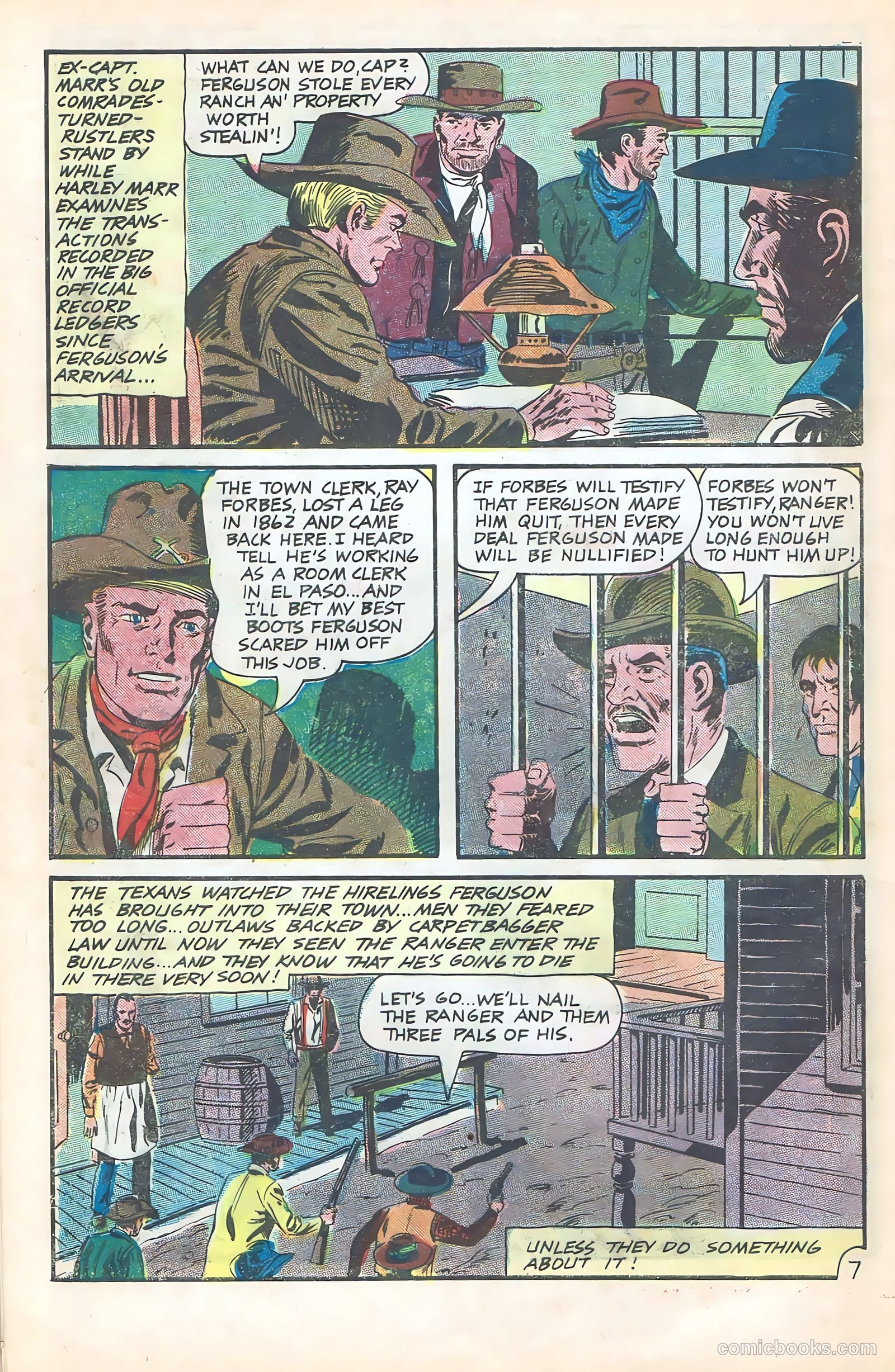 Texas Rangers in Action #59 — page 32 of 36