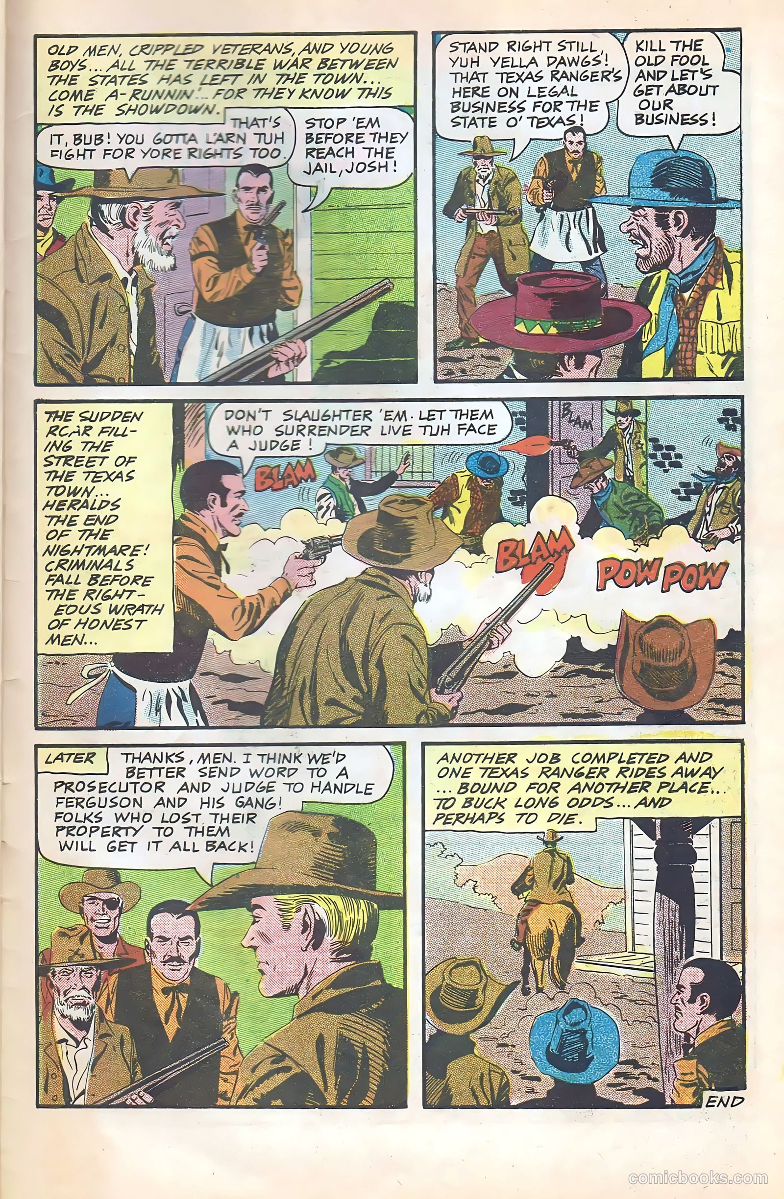 Texas Rangers in Action #59 — page 33 of 36