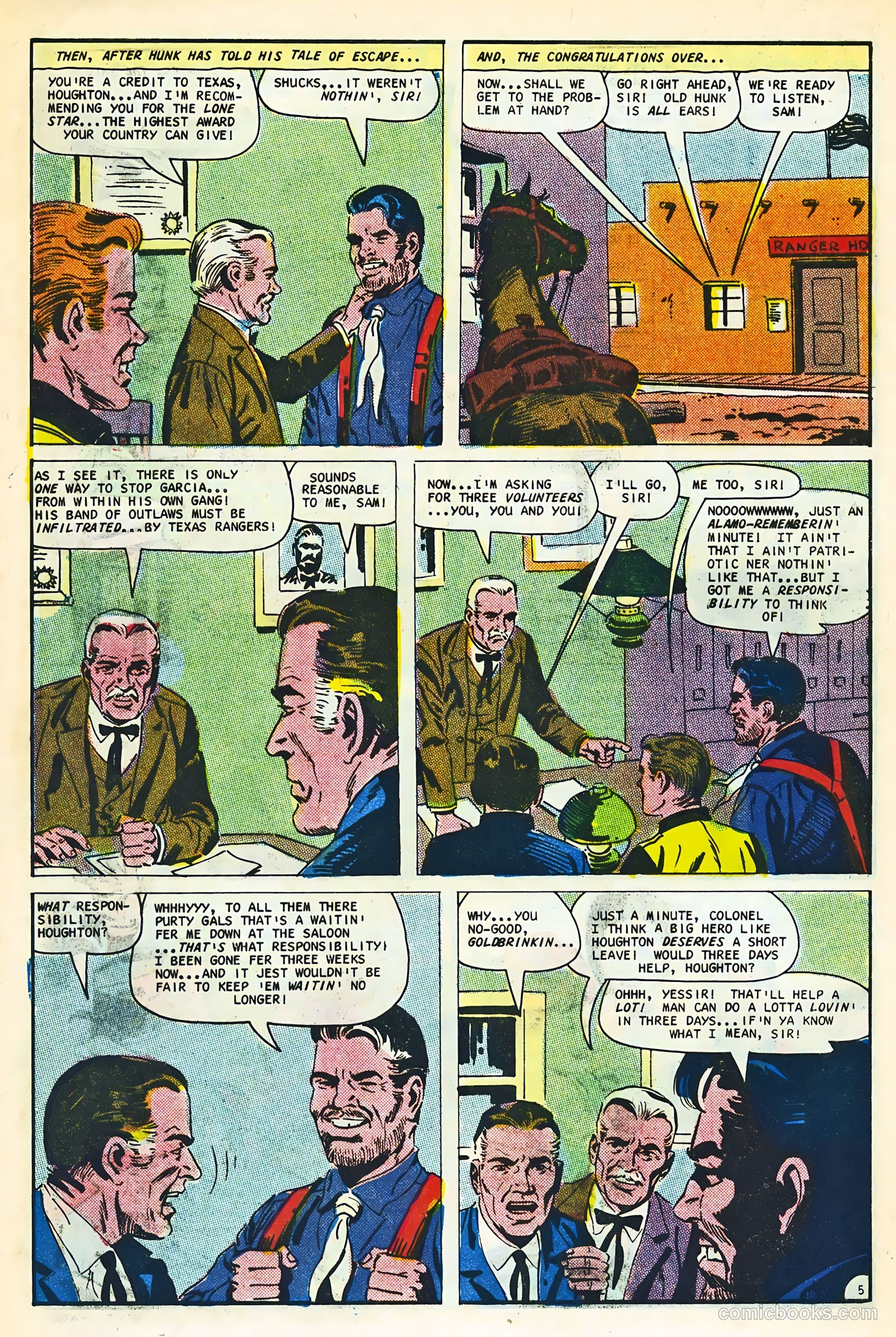 Texas Rangers in Action #60 — page 28 of 36