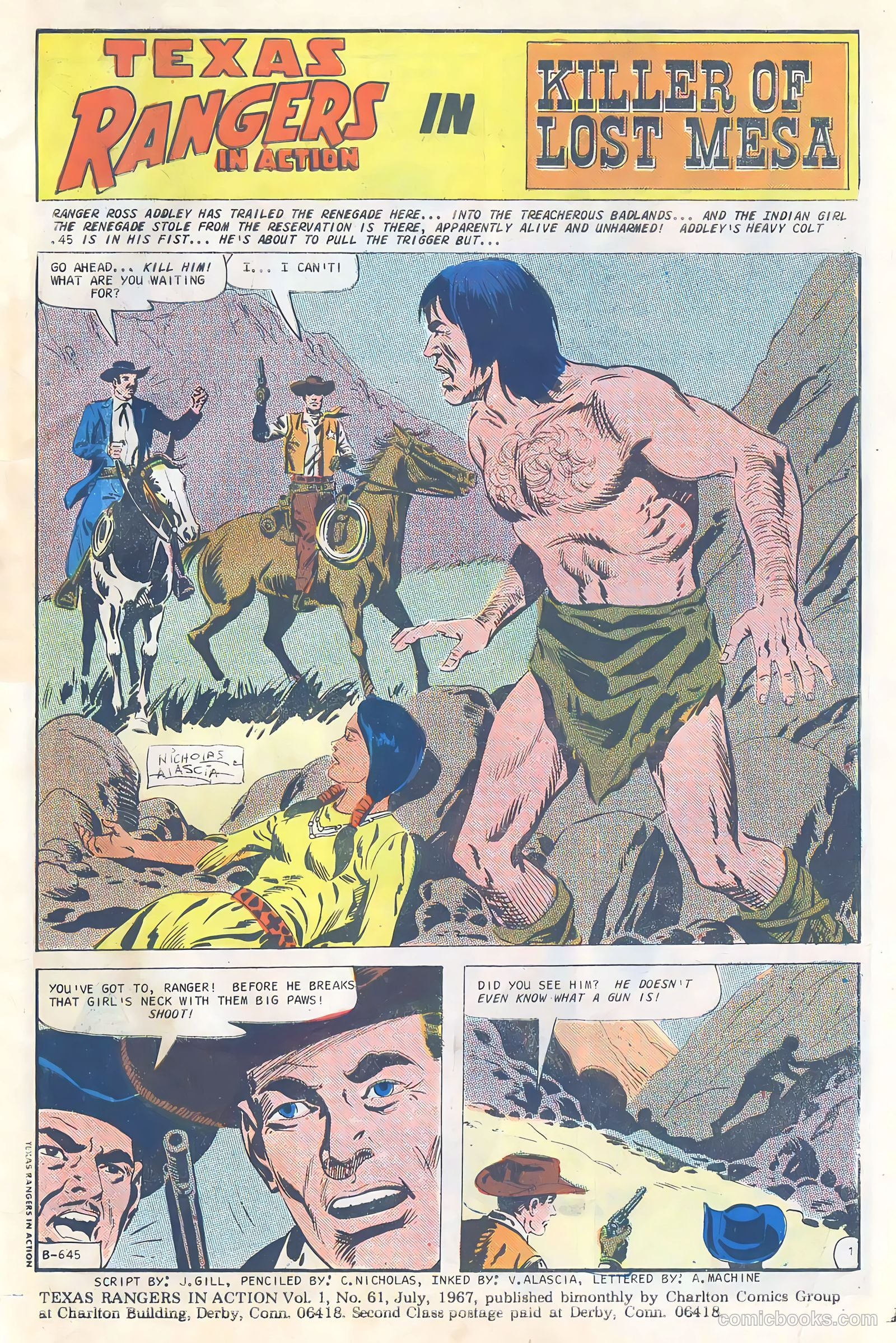 Texas Rangers in Action #61 — page 3 of 36