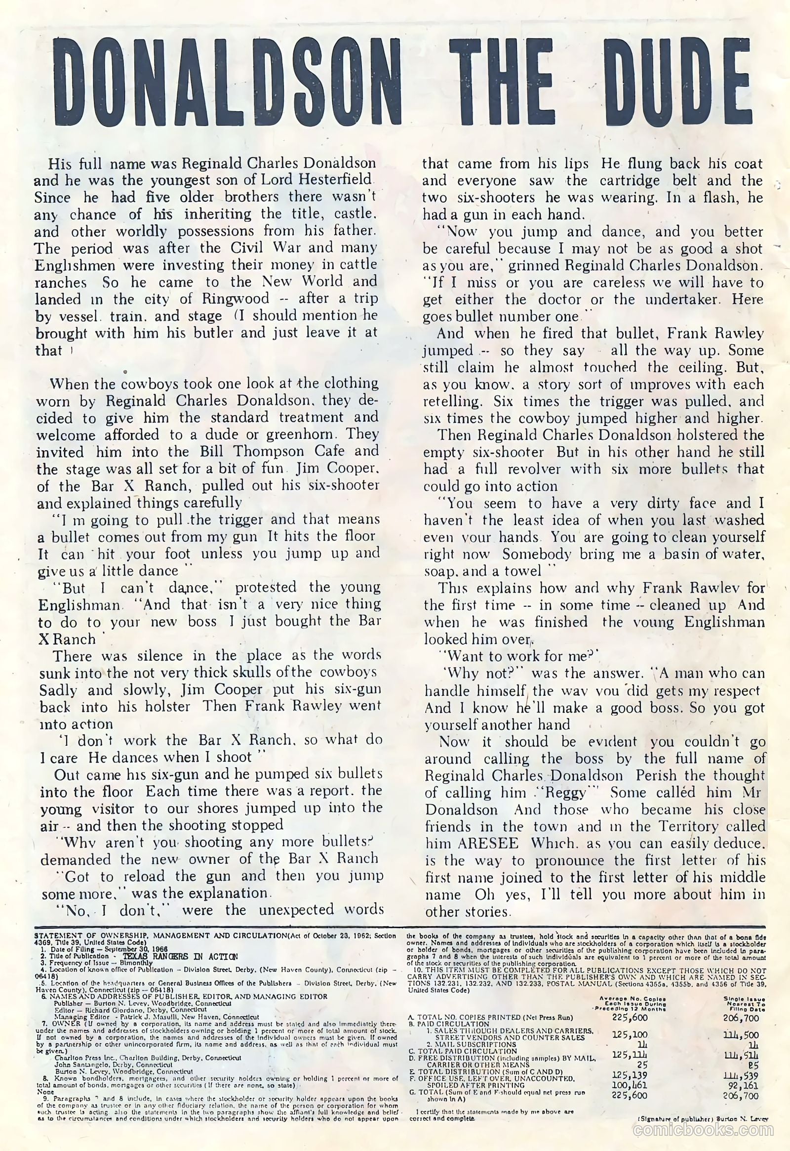 Texas Rangers in Action #61 — page 12 of 36