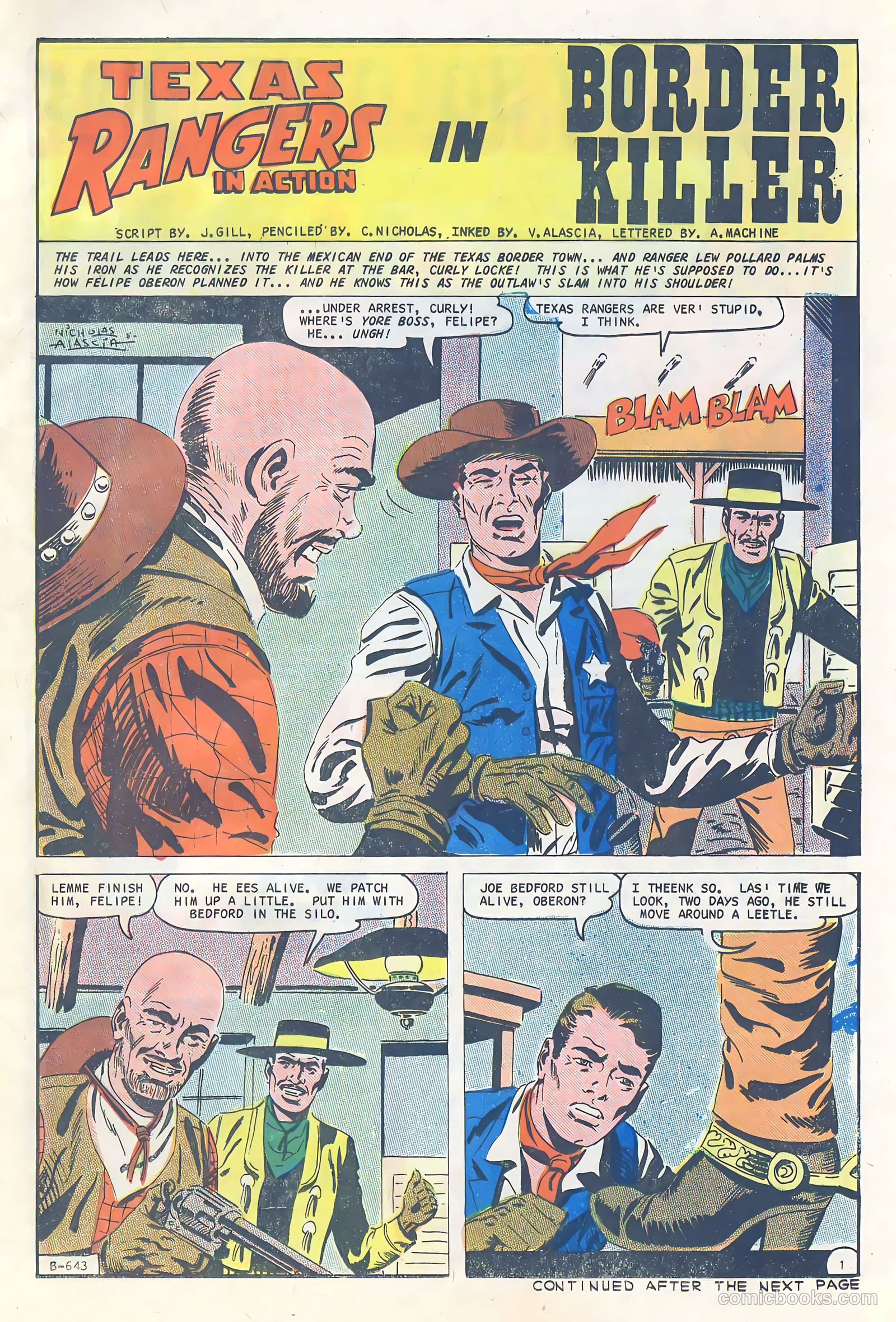 Texas Rangers in Action #61 — page 13 of 36