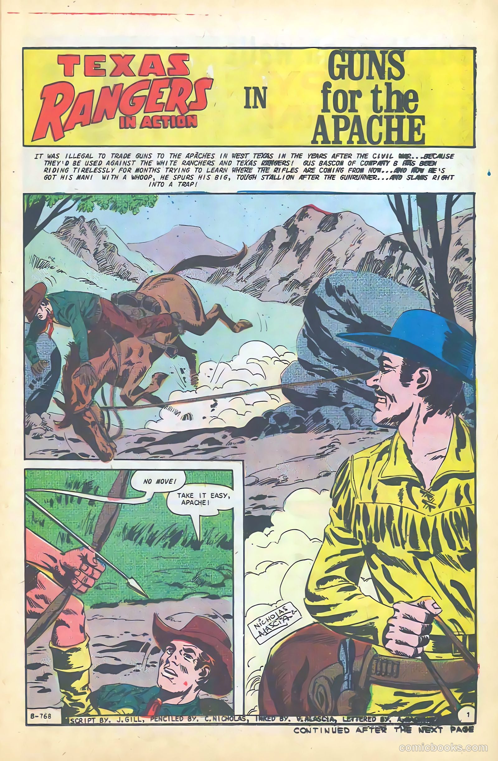Texas Rangers in Action #62 — page 12 of 35
