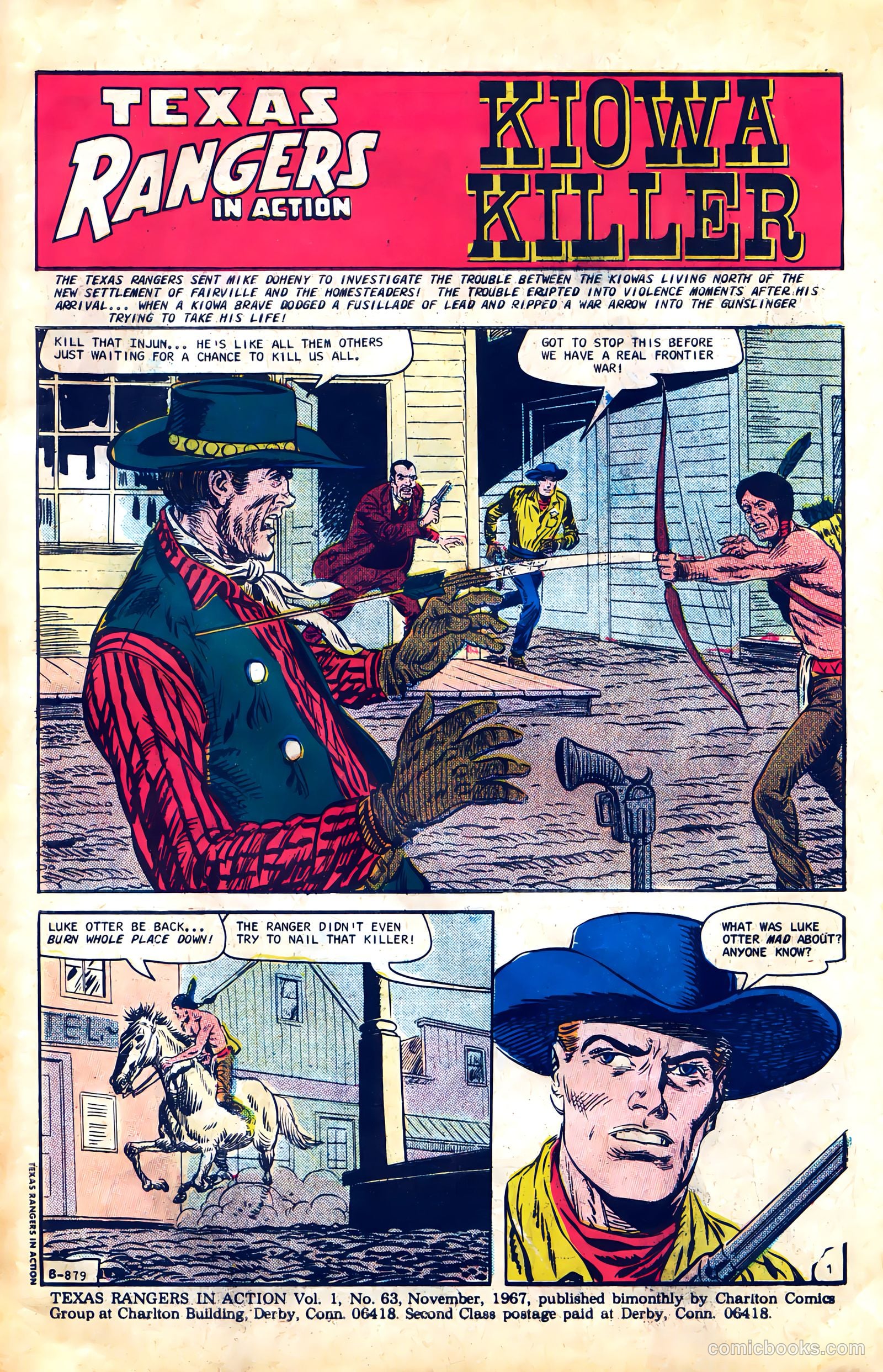 Texas Rangers in Action #63 — page 3 of 36