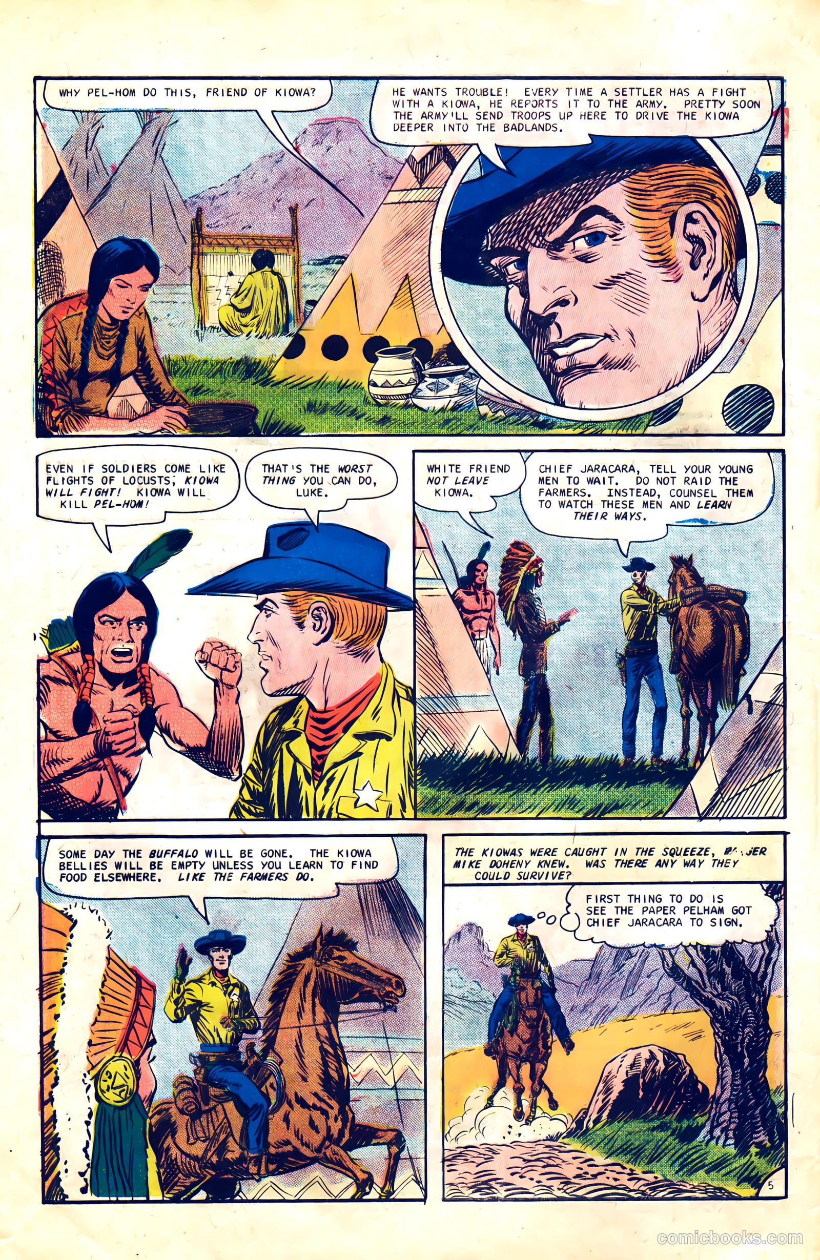 Texas Rangers in Action #63 — page 8 of 36