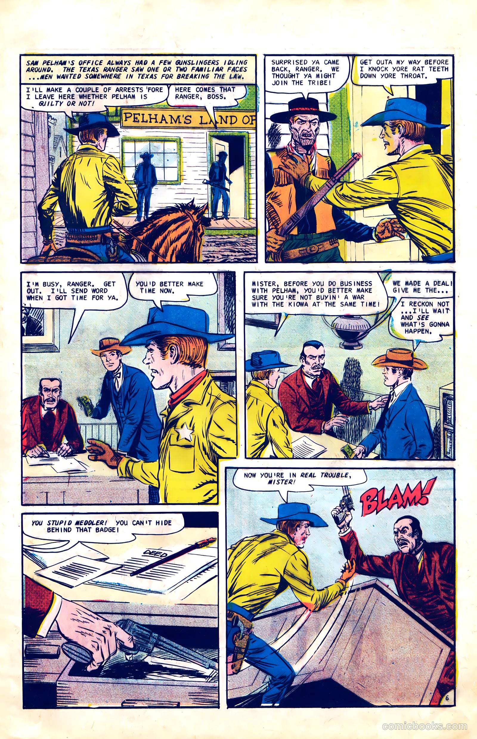 Texas Rangers in Action #63 — page 9 of 36