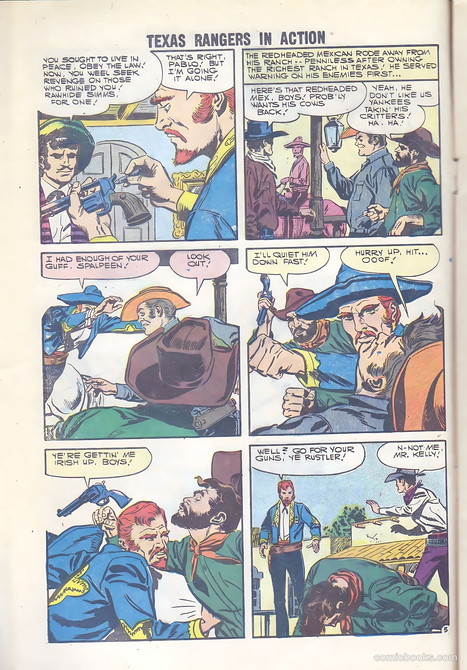 Texas Rangers in Action #7 — page 8 of 36