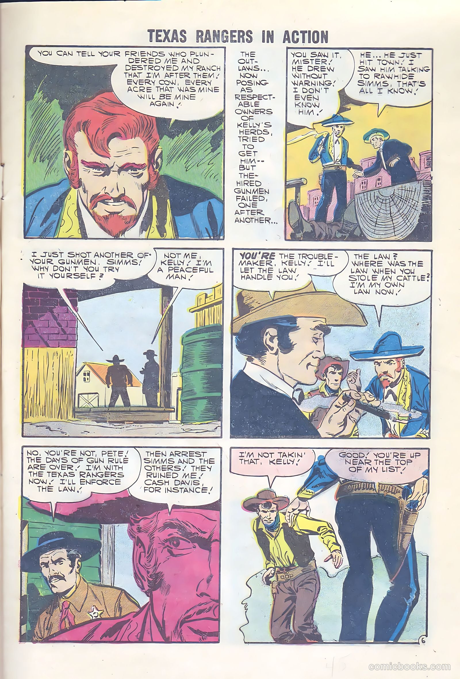 Texas Rangers in Action #7 — page 9 of 36