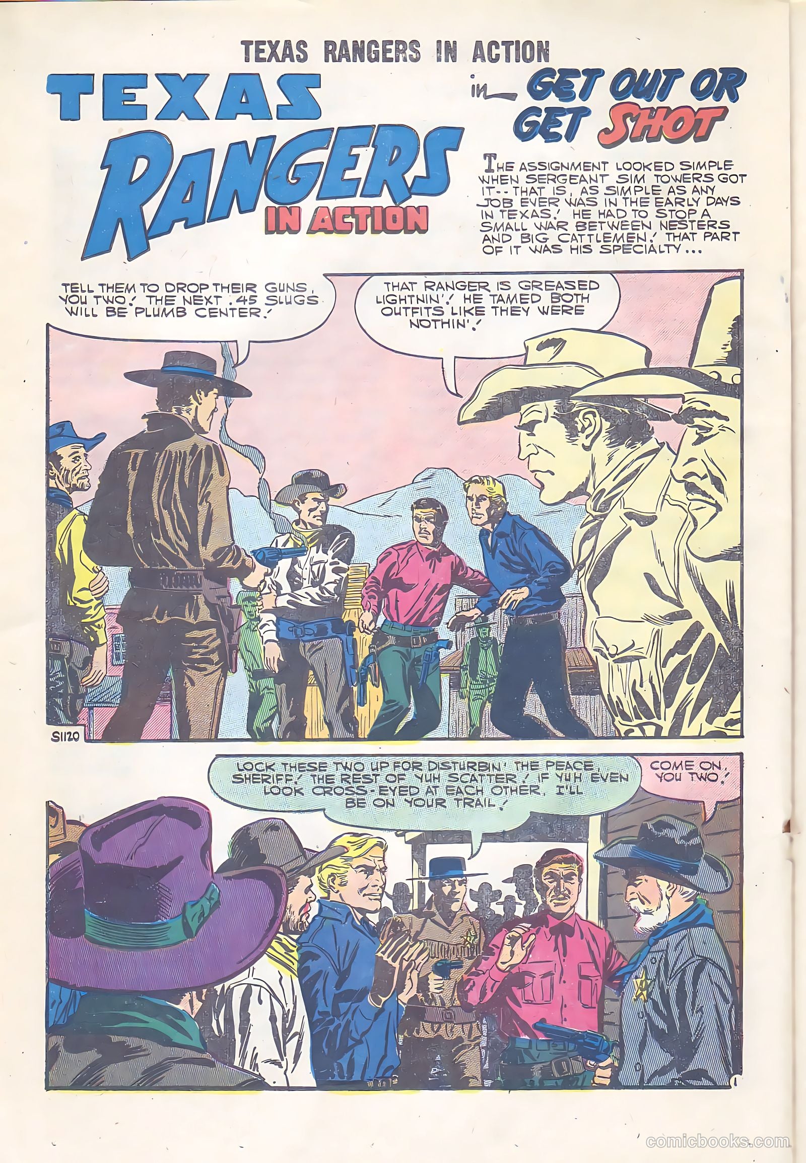 Texas Rangers in Action #7 — page 20 of 36