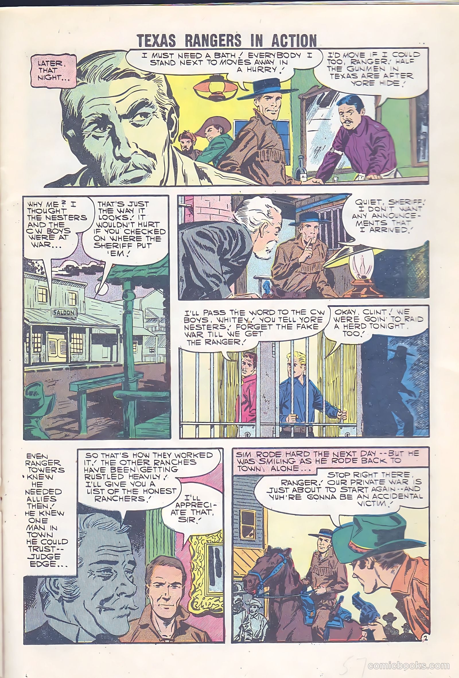 Texas Rangers in Action #7 — page 21 of 36