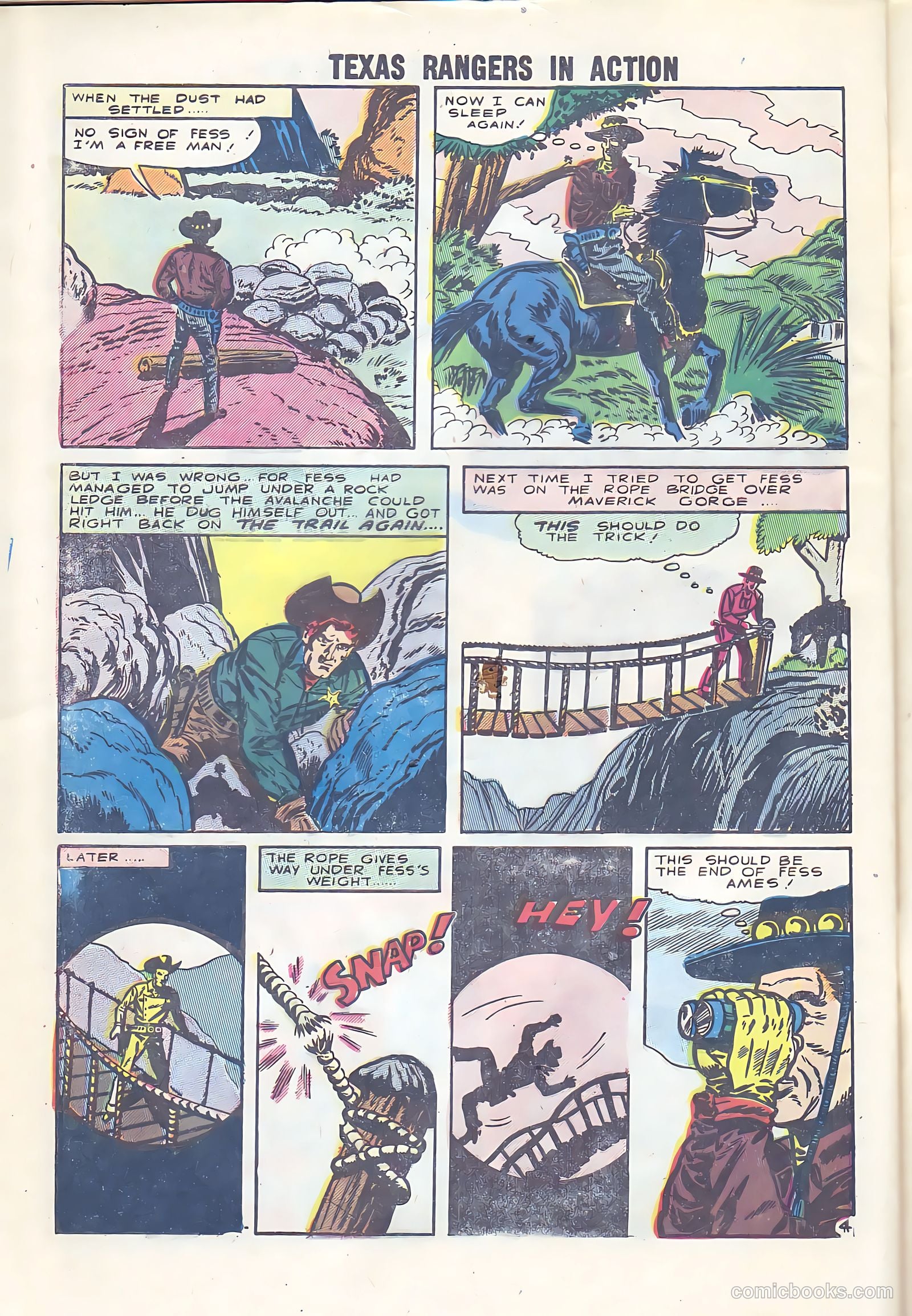 Texas Rangers in Action #7 — page 28 of 36