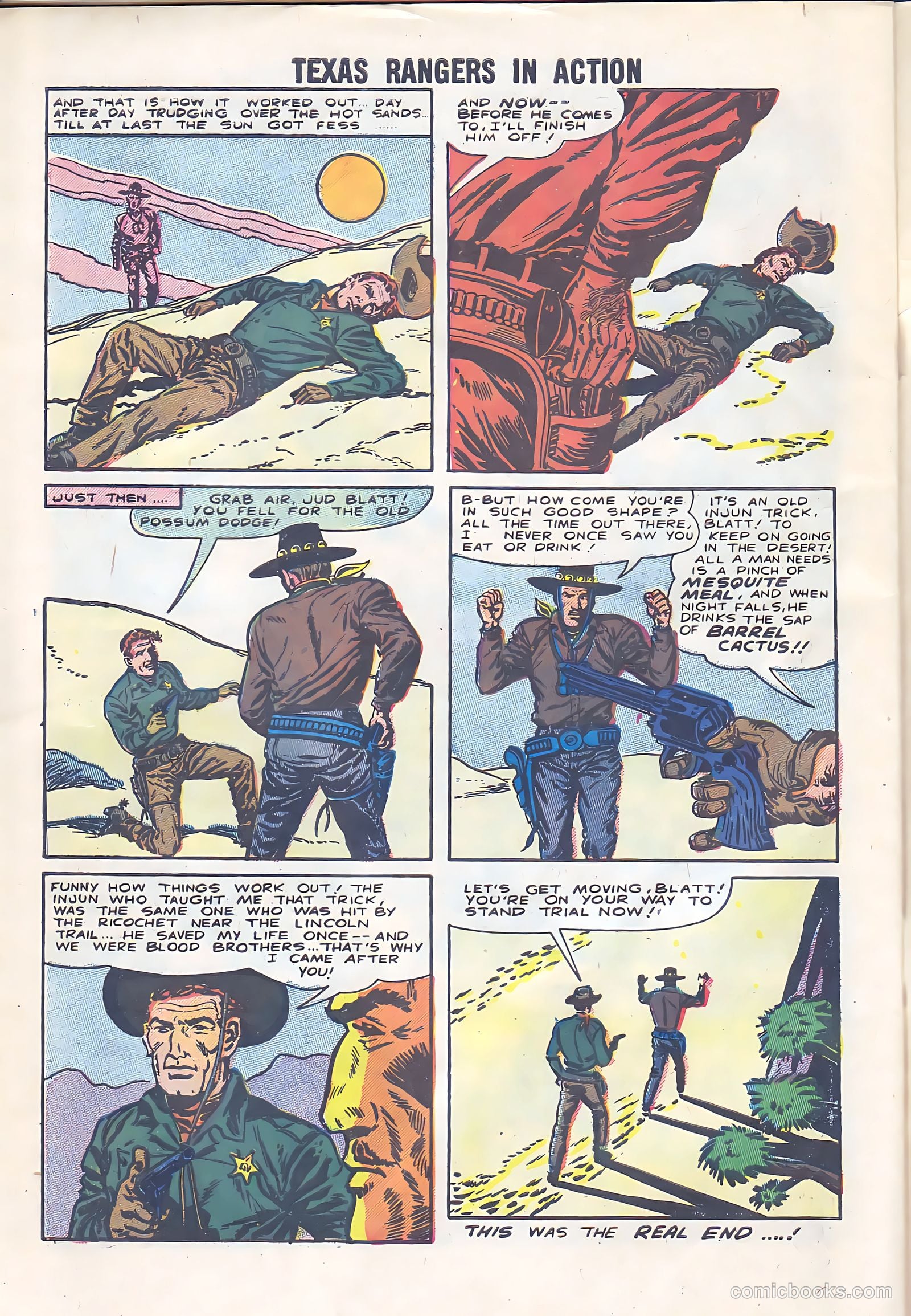 Texas Rangers in Action #7 — page 30 of 36