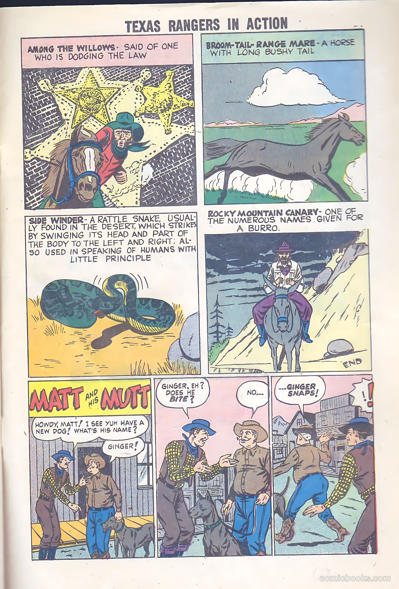 Texas Rangers in Action #7 — page 33 of 36