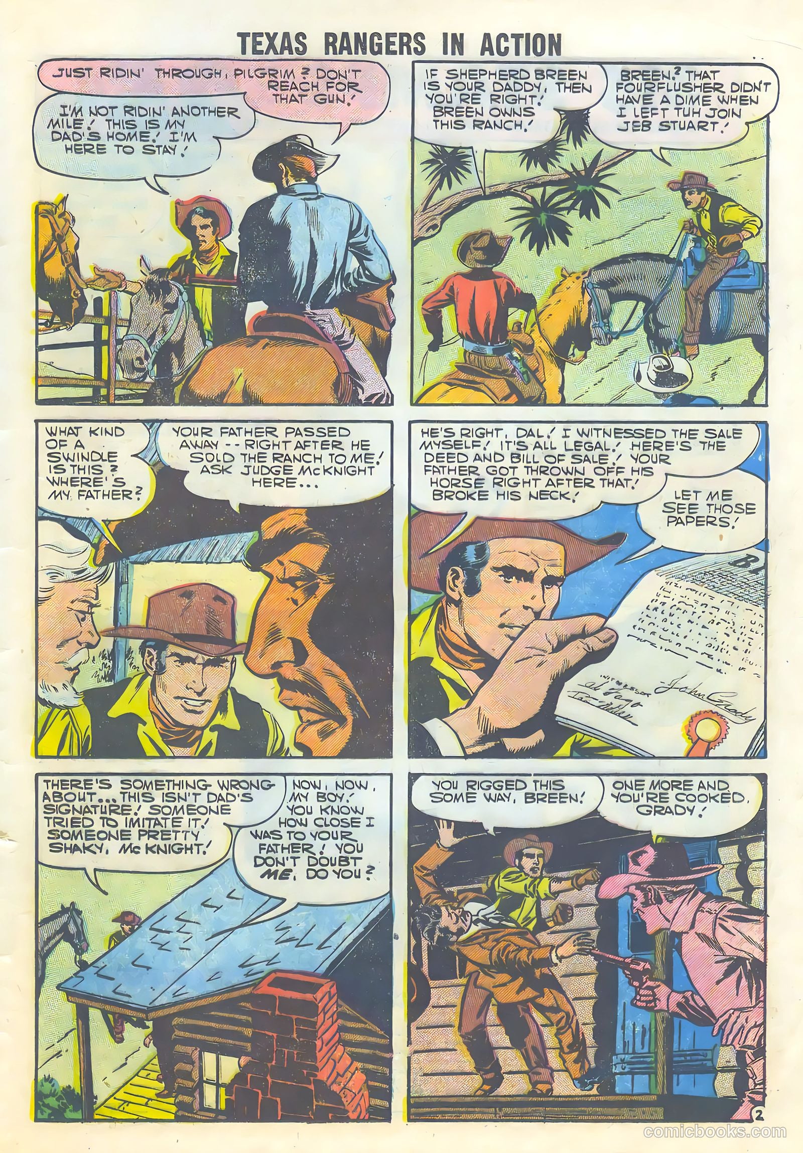 Texas Rangers in Action #8 — page 21 of 36