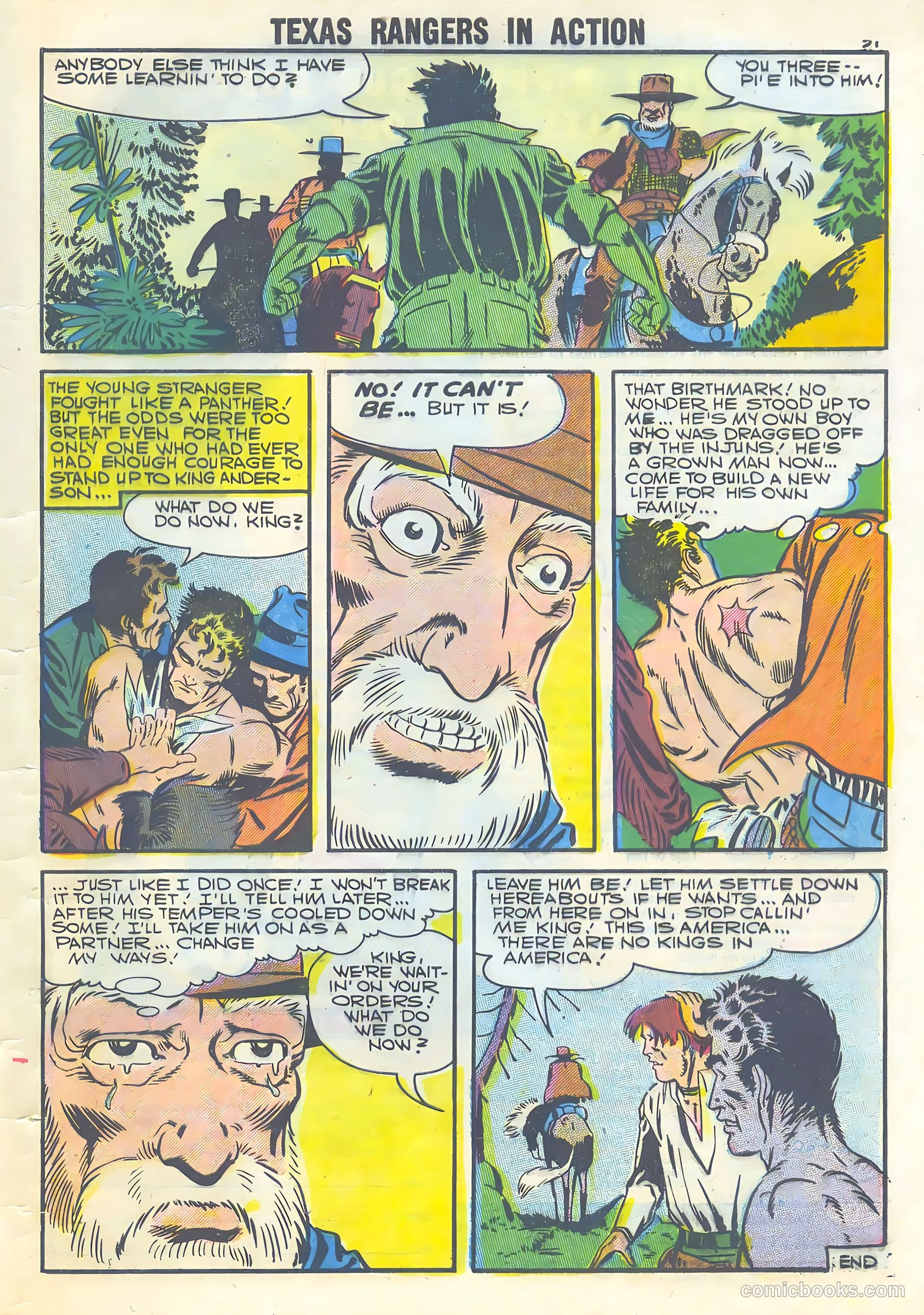 Texas Rangers in Action #8 — page 33 of 36