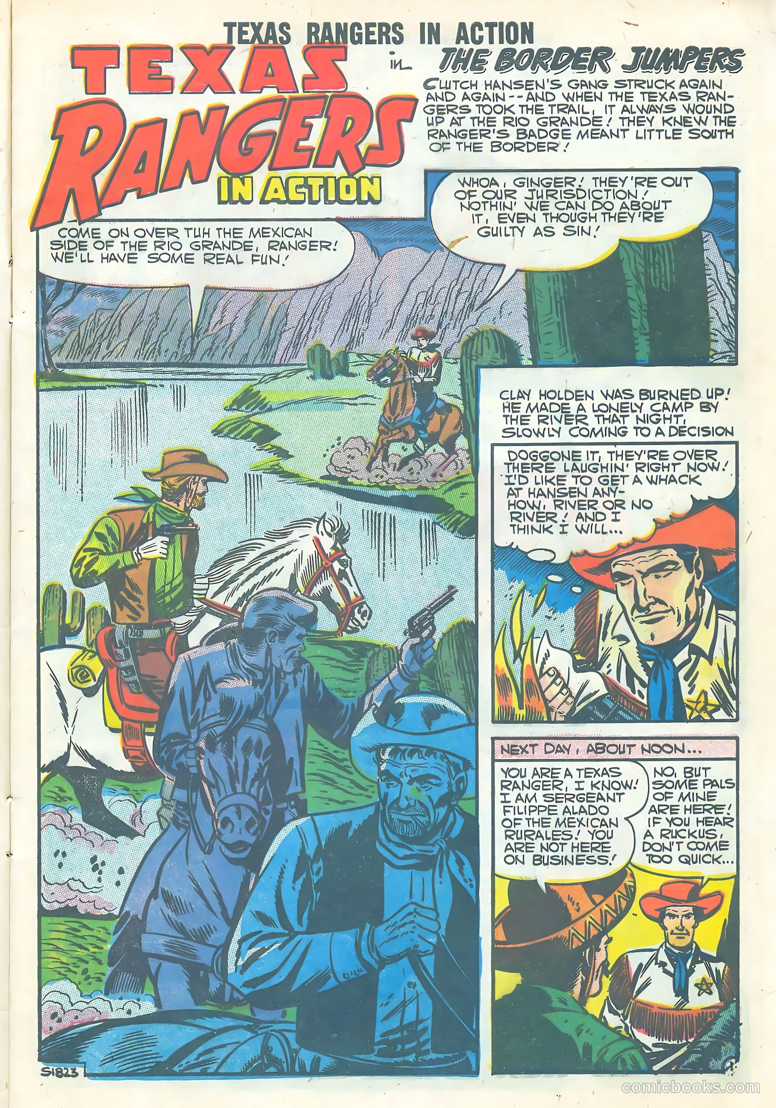 Texas Rangers in Action #9 — page 9 of 36