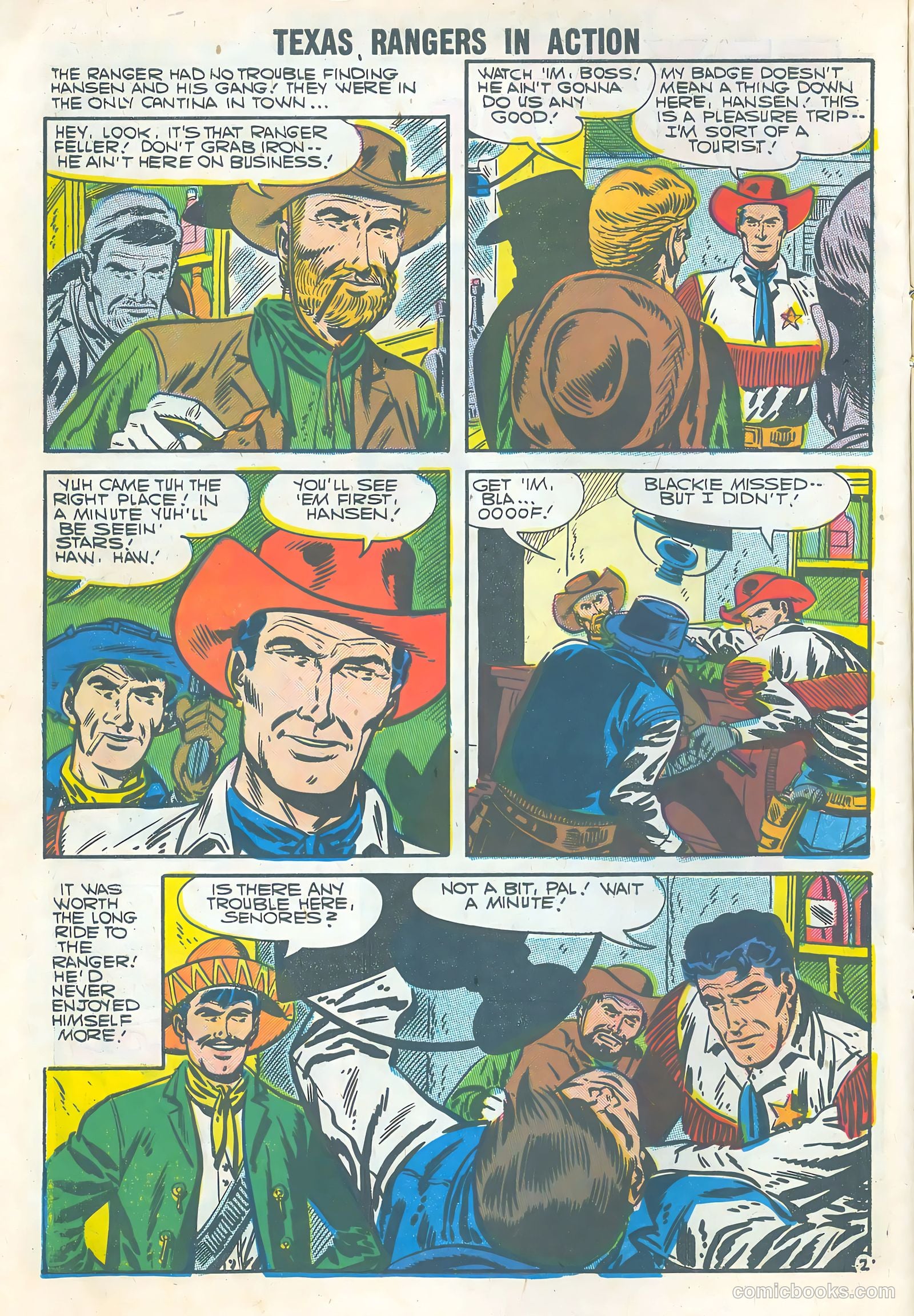 Texas Rangers in Action #9 — page 10 of 36