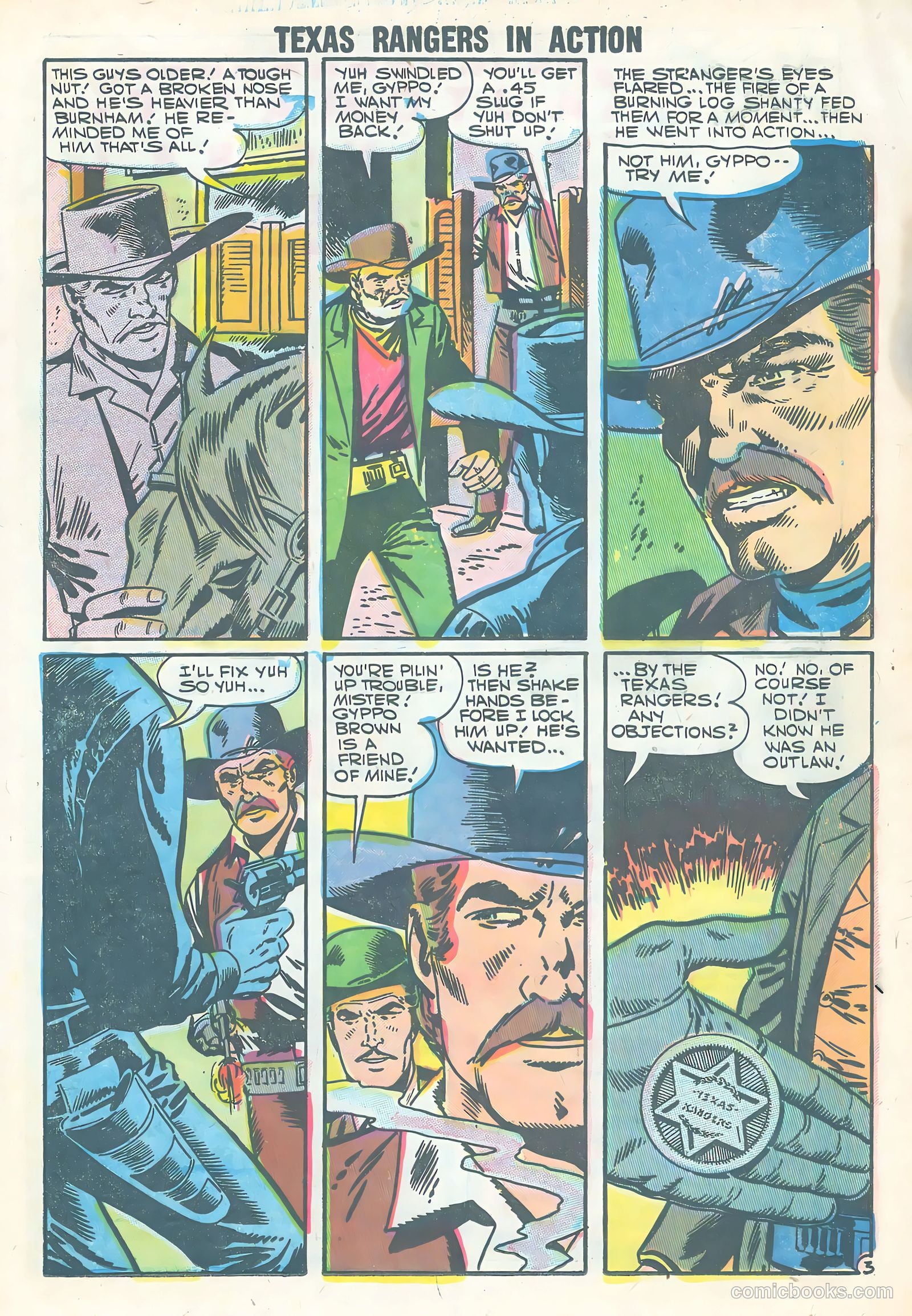 Texas Rangers in Action #9 — page 21 of 36
