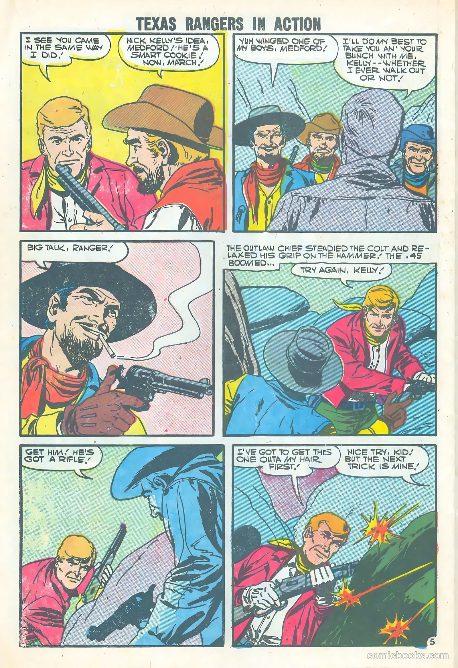 Texas Rangers in Action #9 — page 30 of 36