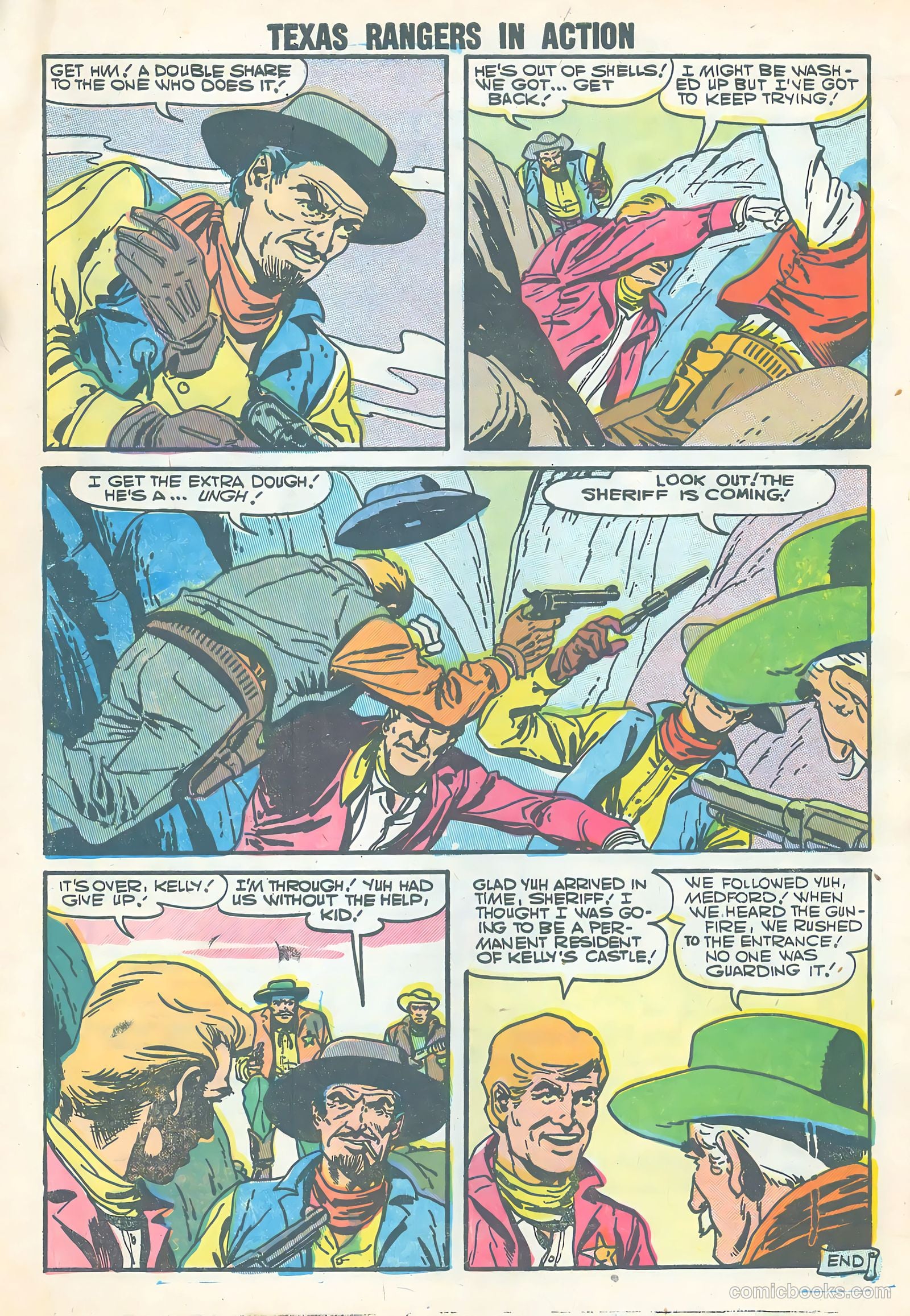 Texas Rangers in Action #9 — page 32 of 36