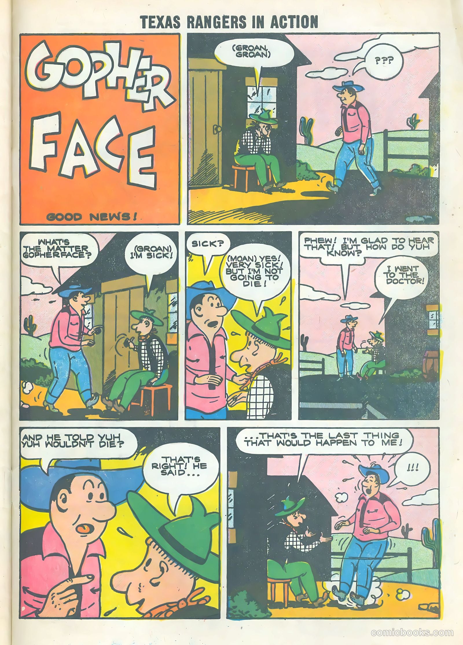 Texas Rangers in Action #9 — page 33 of 36