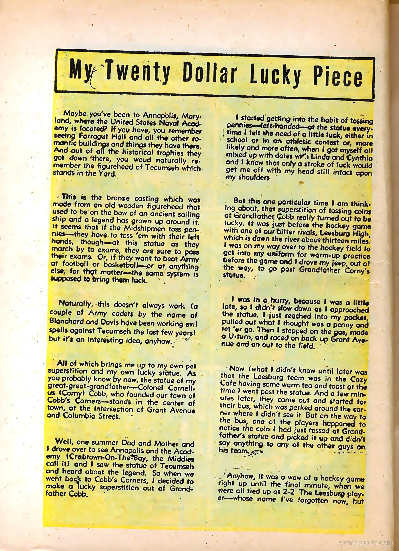 The Adventures of Homer Cobb #1 — page 22 of 52