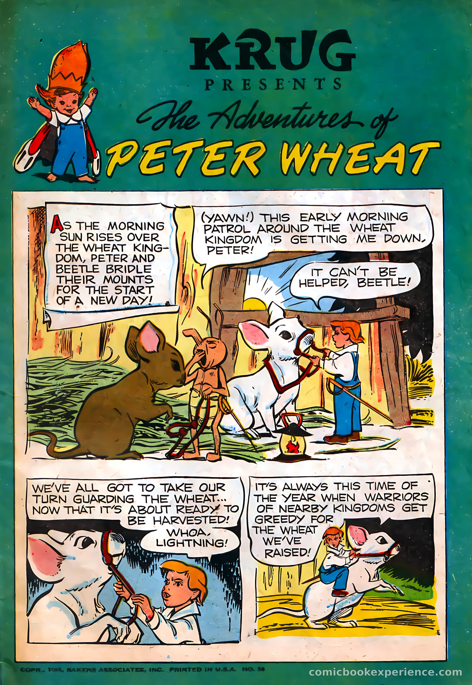 The Adventures of Peter Wheat #56 — page 1 of 16