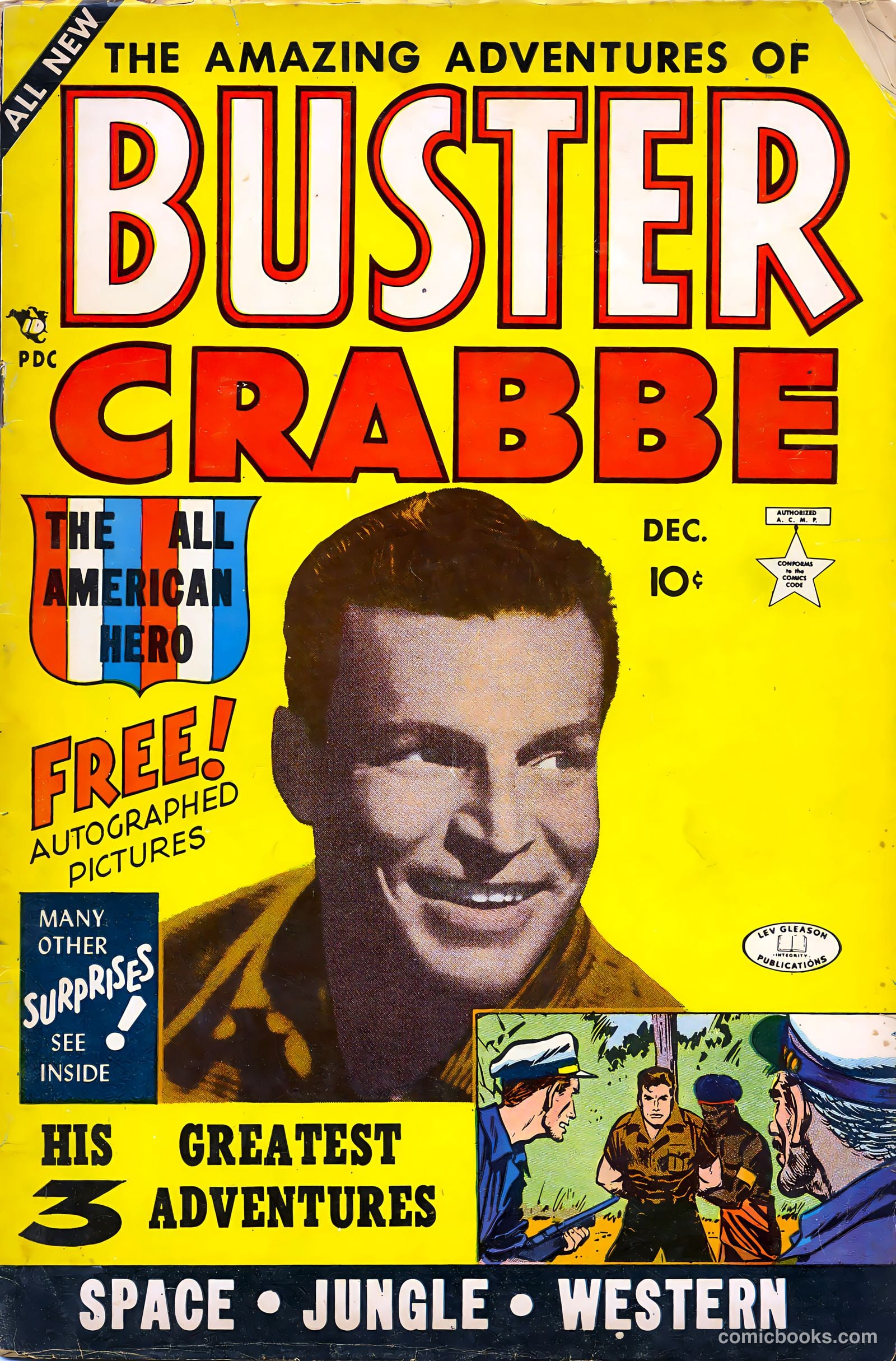The Amazing Adventures of Buster Crabbe #1 — page 1 of 36