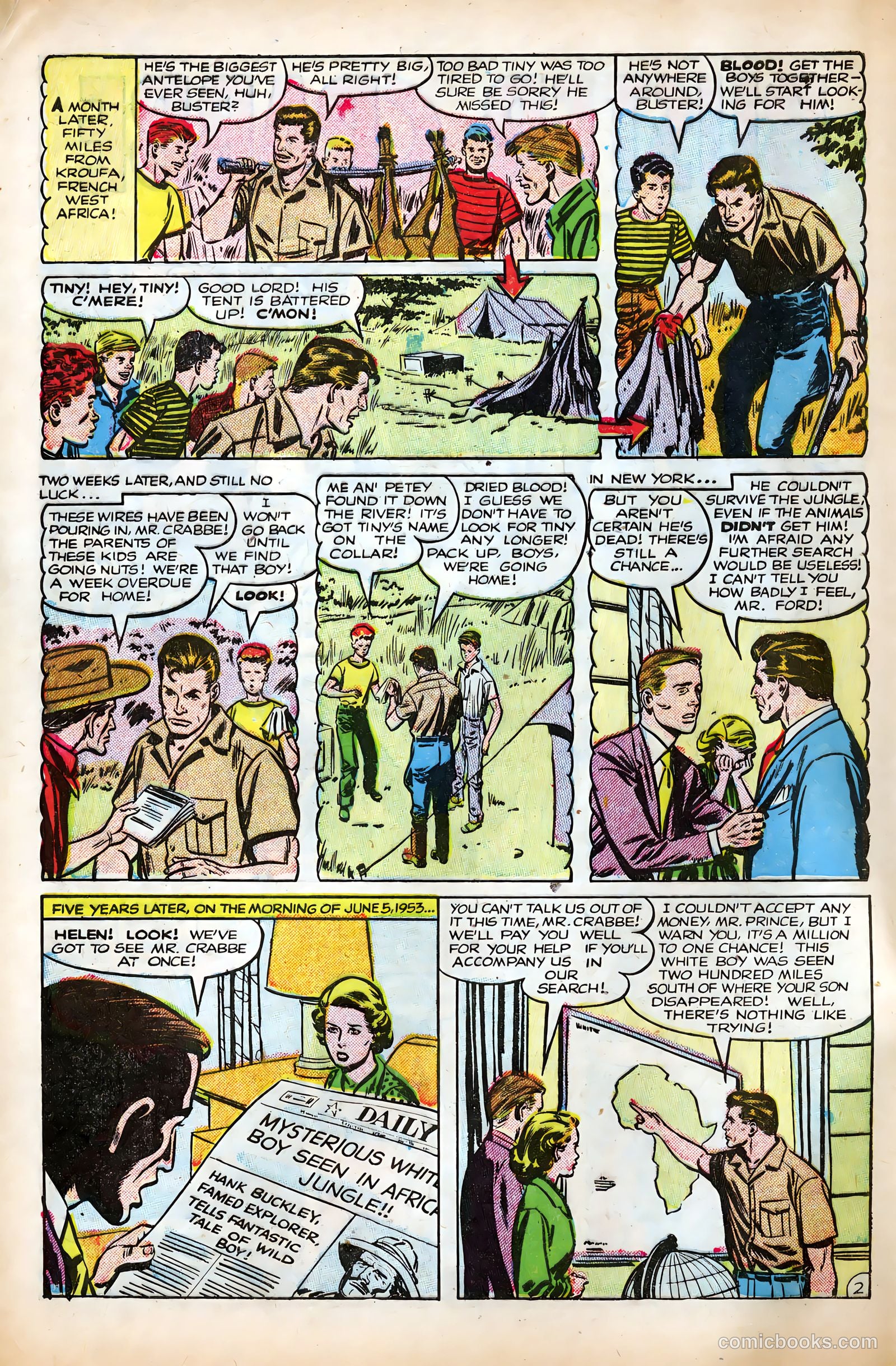The Amazing Adventures of Buster Crabbe #1 — page 4 of 36