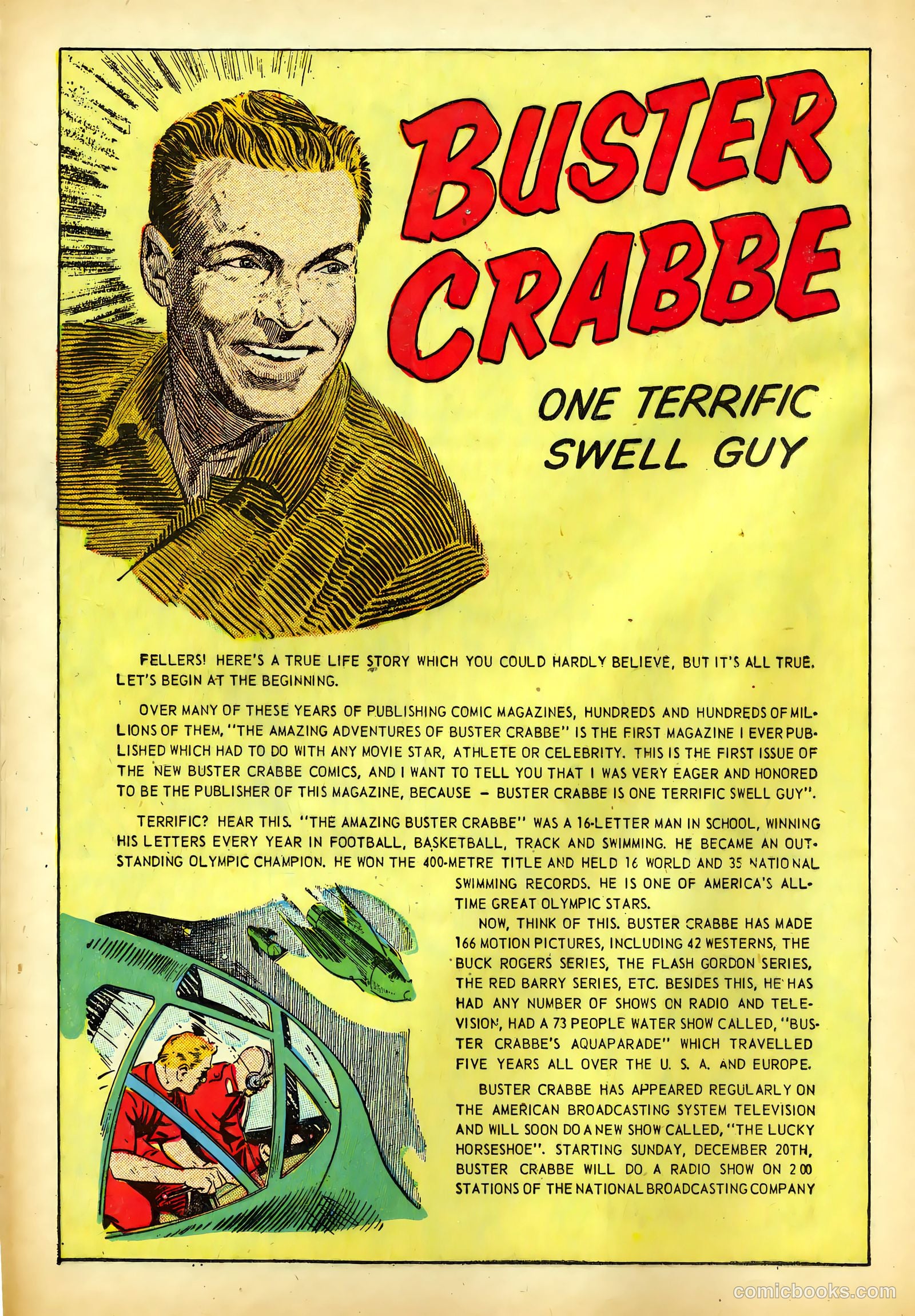 The Amazing Adventures of Buster Crabbe #1 — page 12 of 36