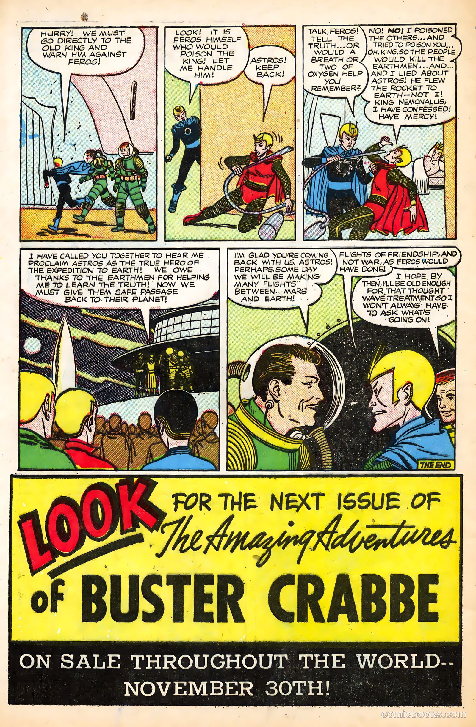 The Amazing Adventures of Buster Crabbe #1 — page 32 of 36