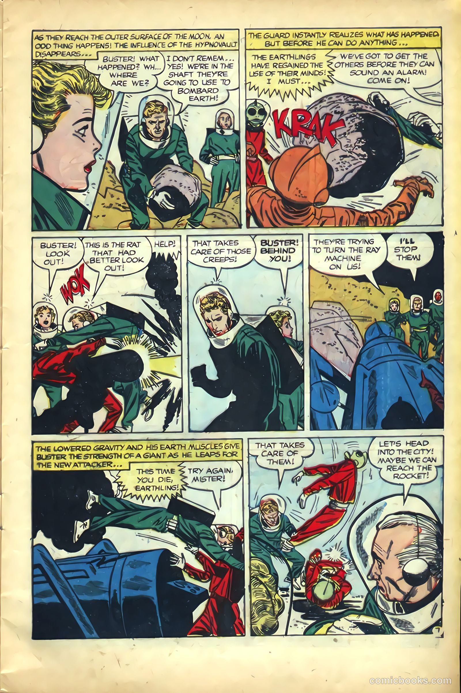 The Amazing Adventures of Buster Crabbe #2 — page 9 of 36