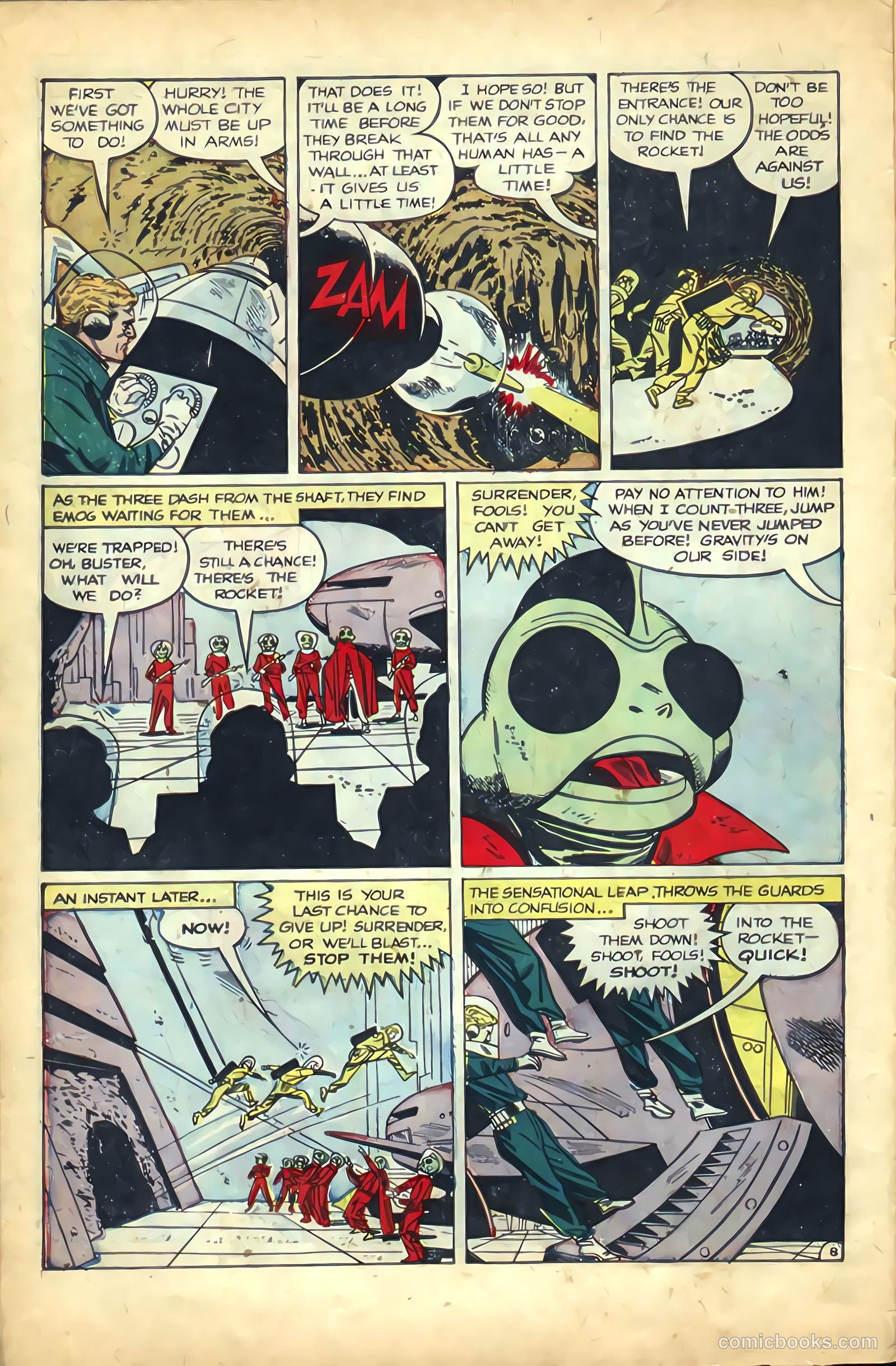 The Amazing Adventures of Buster Crabbe #2 — page 10 of 36