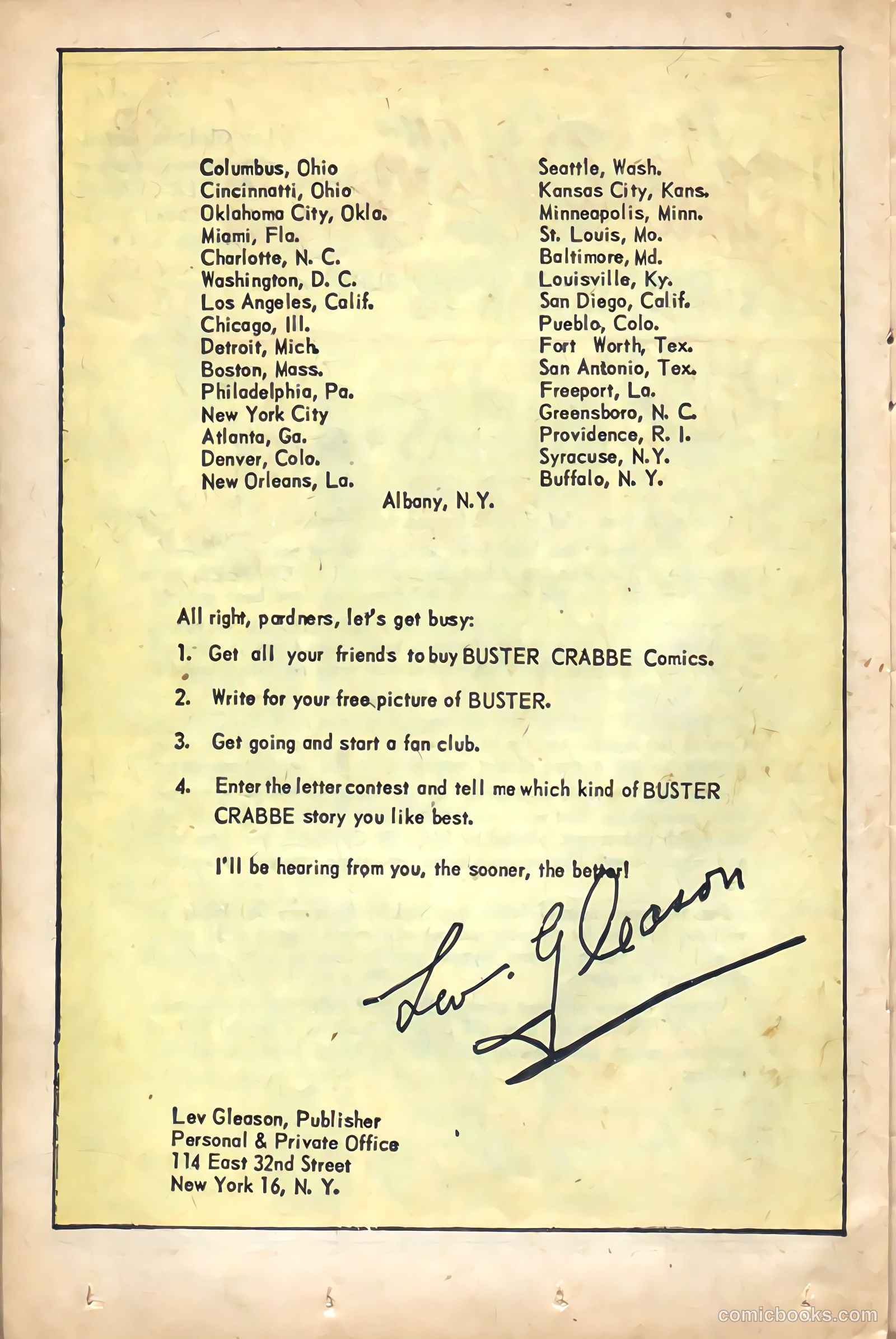 The Amazing Adventures of Buster Crabbe #2 — page 22 of 36