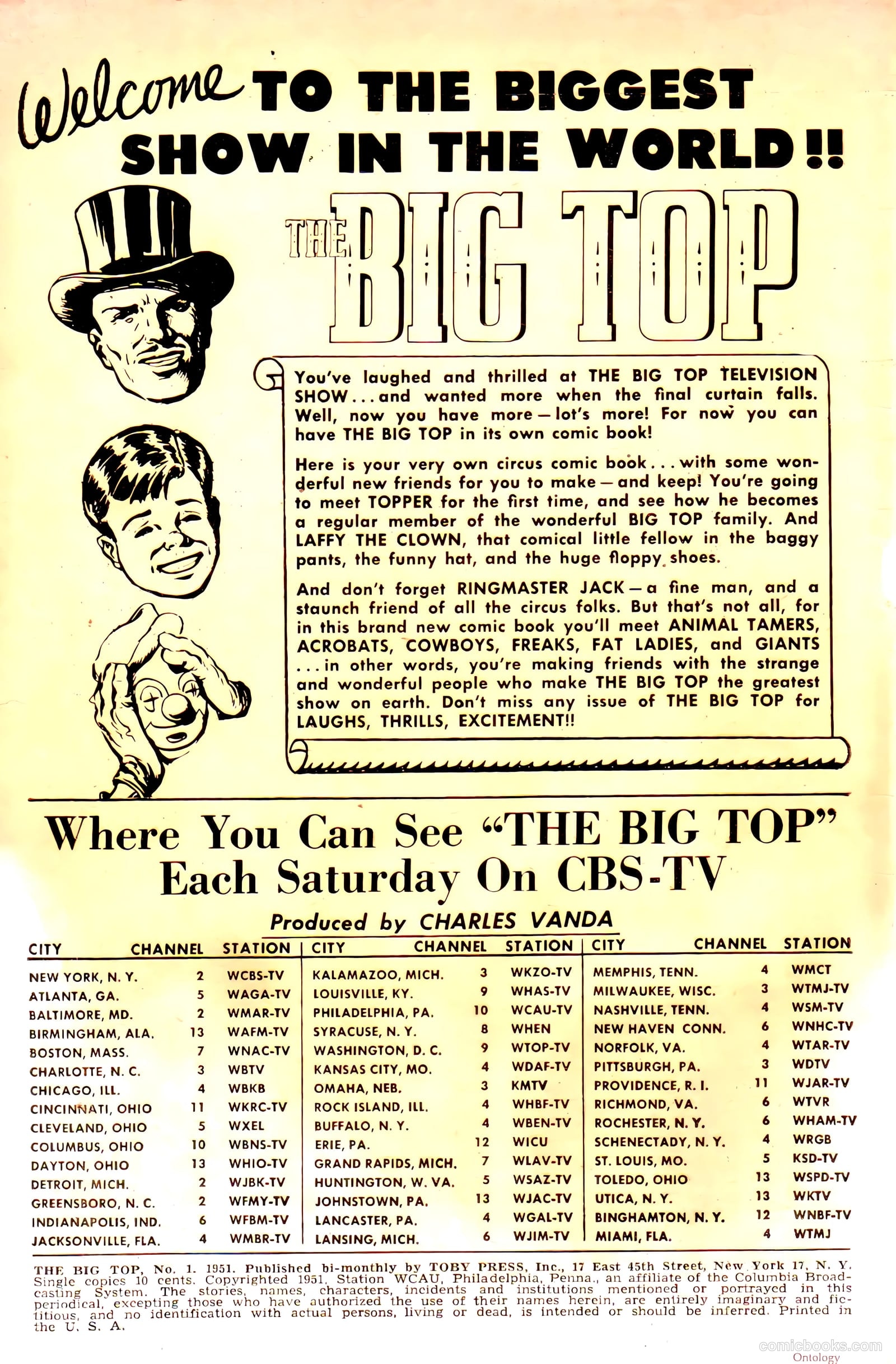 The Big Top #1 — page 2 of 36