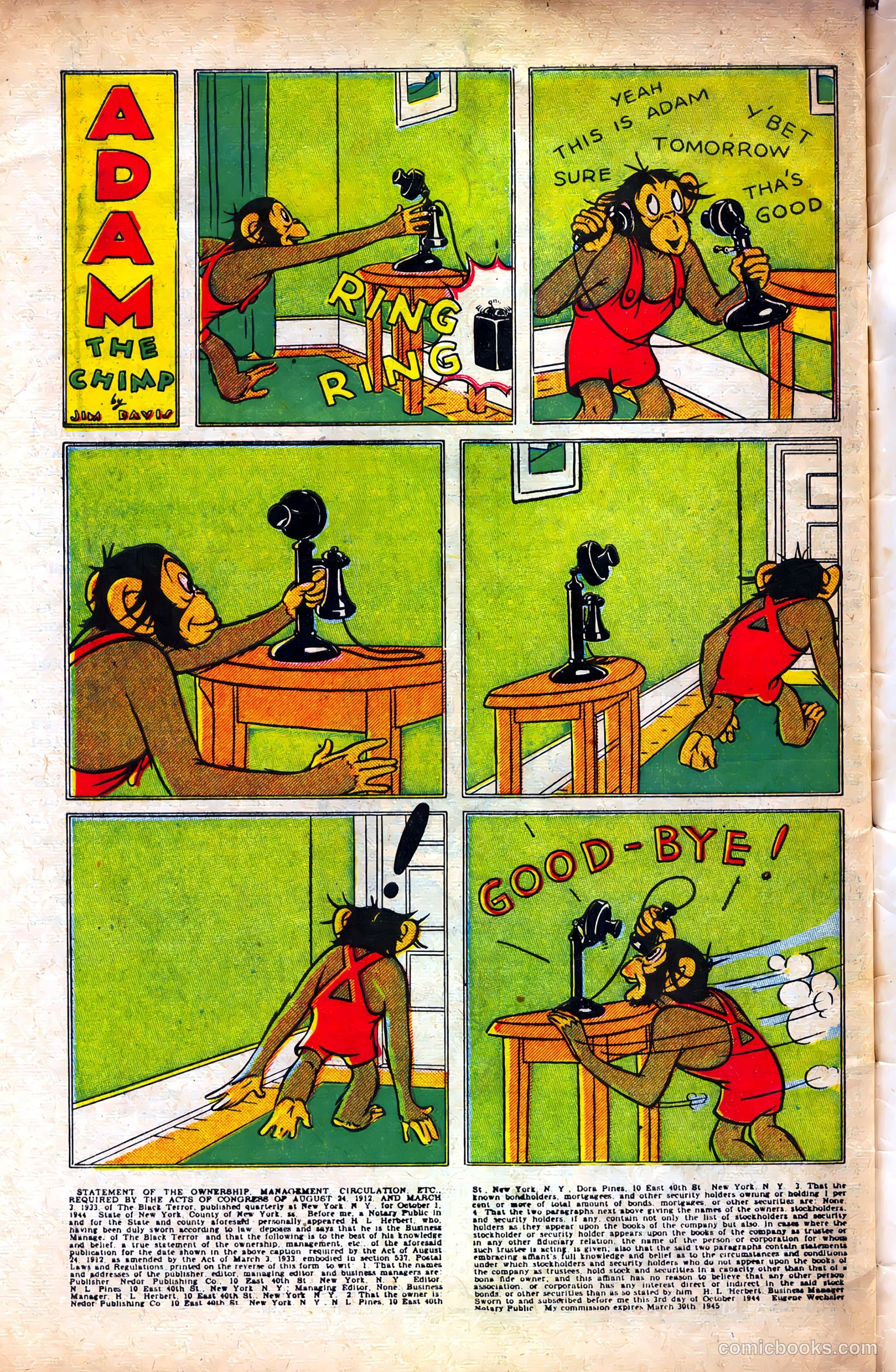 The Black Terror #11 — page 34 of 37