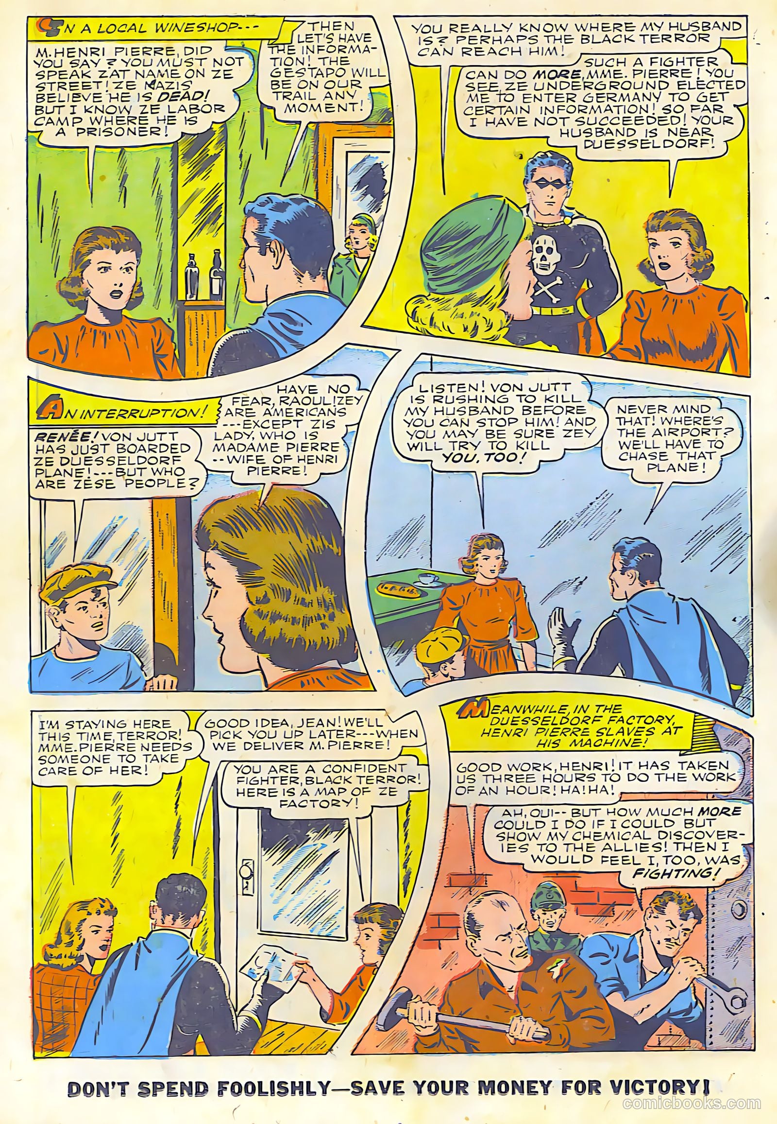 The Black Terror #7 — page 36 of 52